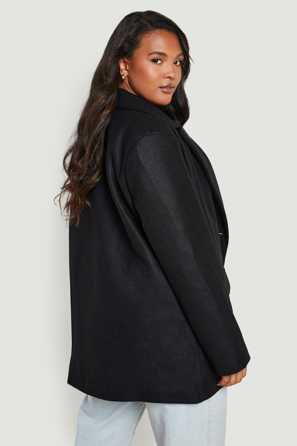 Plus size hot sale wool blazer