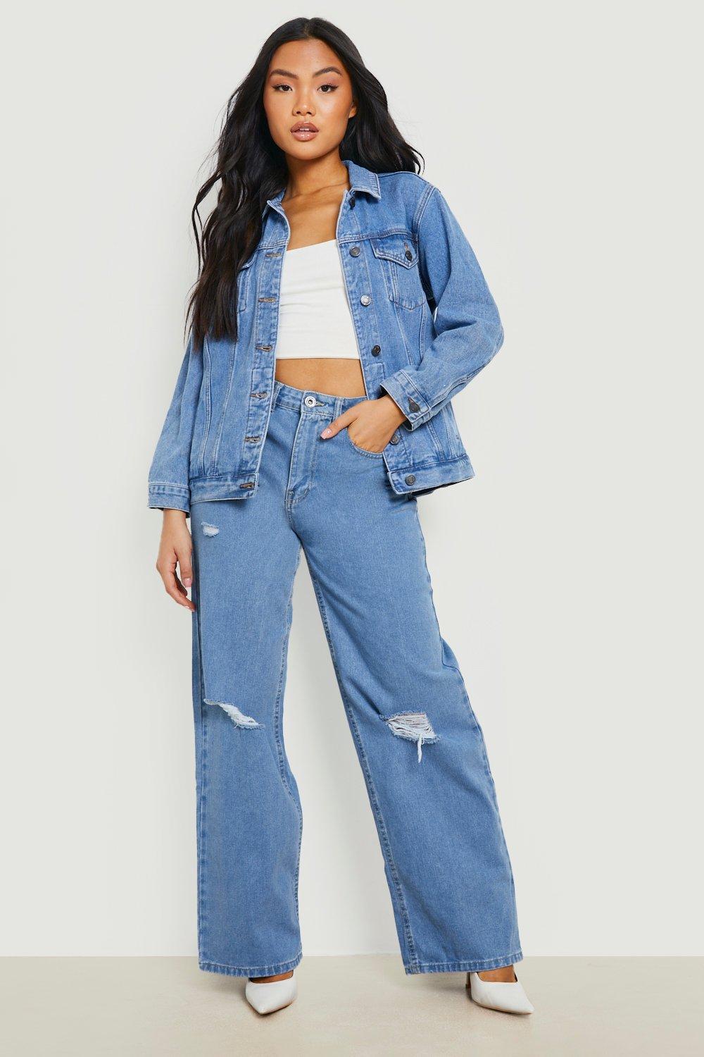 Boohoo petite shop denim jacket