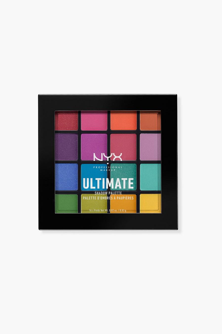 Multi NYX Professional Makeup Ultimate Shadow Palette- 16 Pressed Pigments Eyeshadow Palette - Brights image number 1