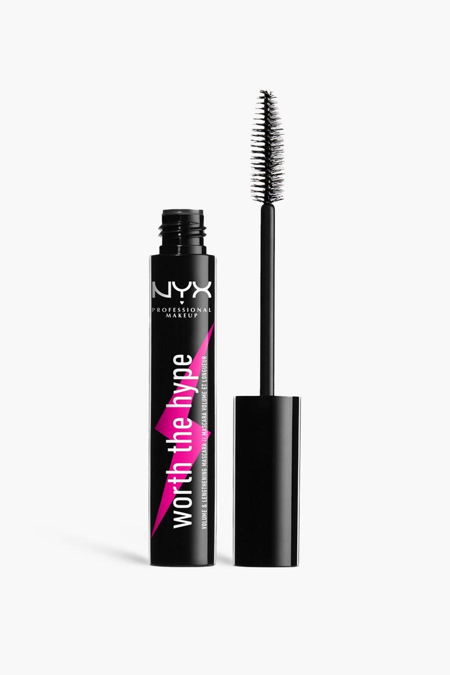 Black NYX Professional Makeup Worth the Hype Volumizing & Lengthening Mascara