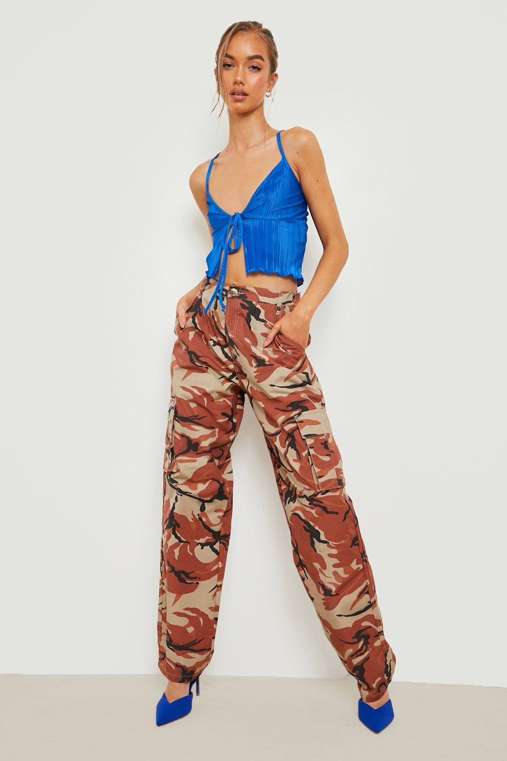 Outfits with orange camo hot sale pants