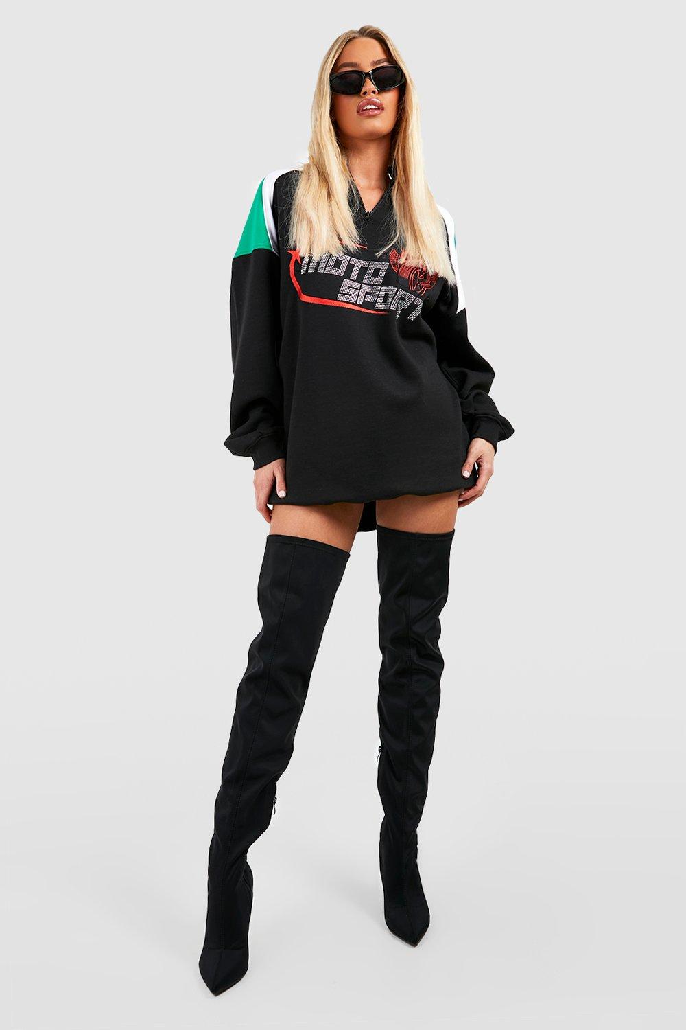 Neoprene thigh high boots best sale