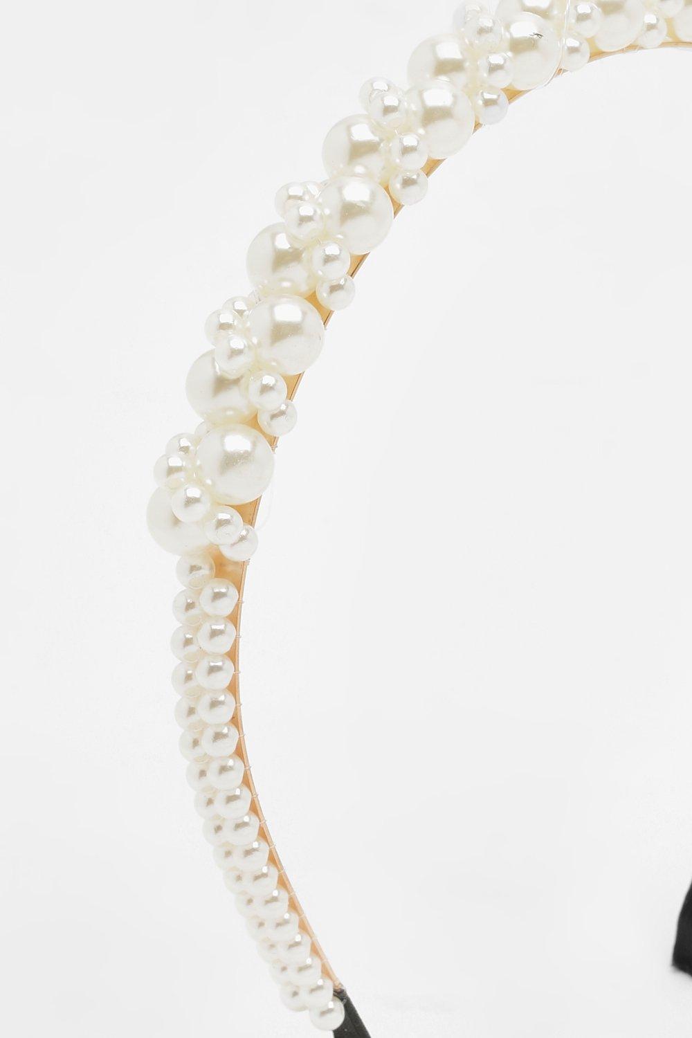 Graduated Pearl Headband