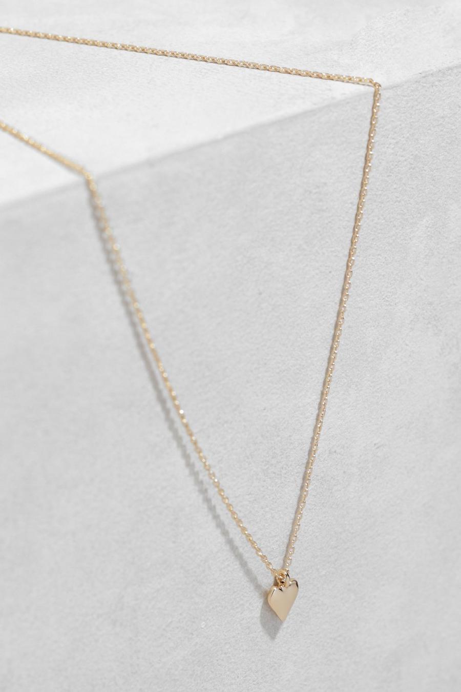 Delicate Gold Heart Necklace 