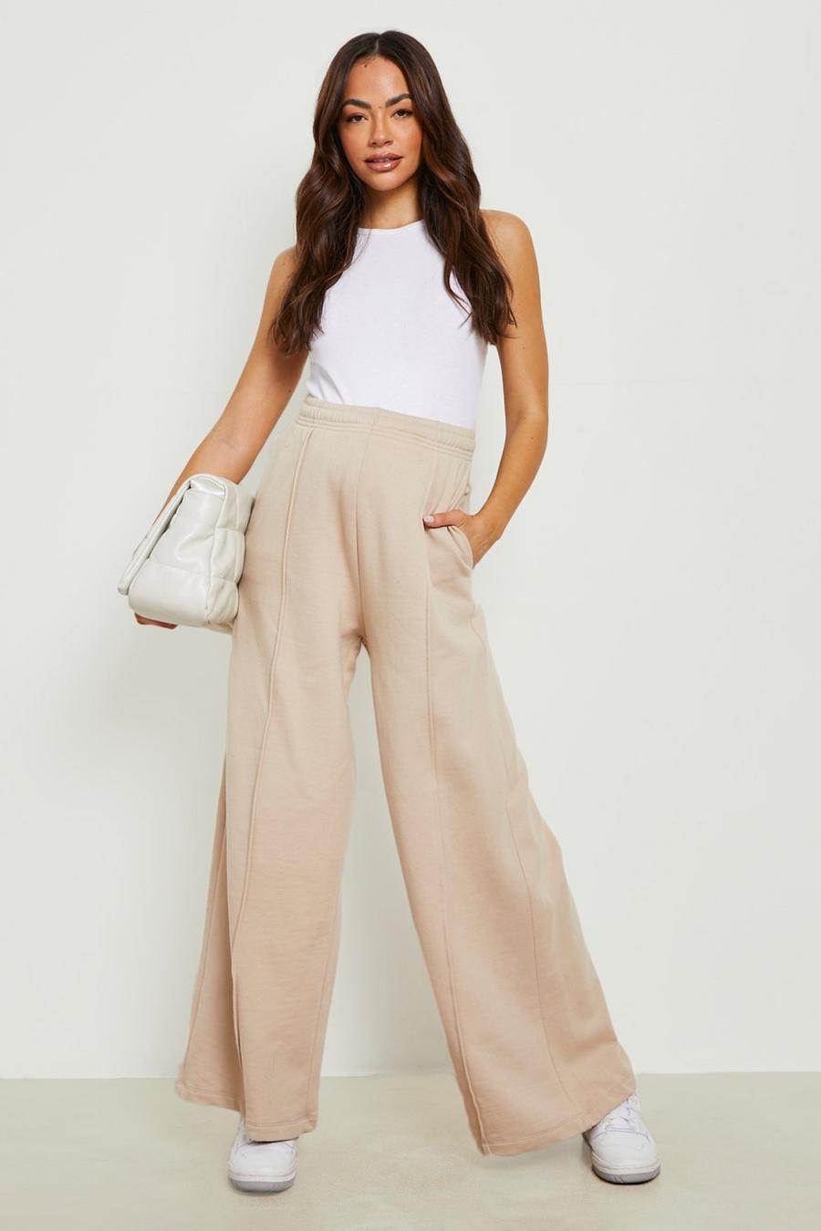 Sand Maternity Wide Leg Joggers image number 1