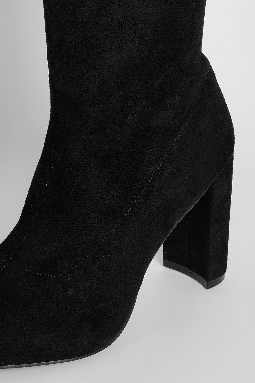 female high heel boots