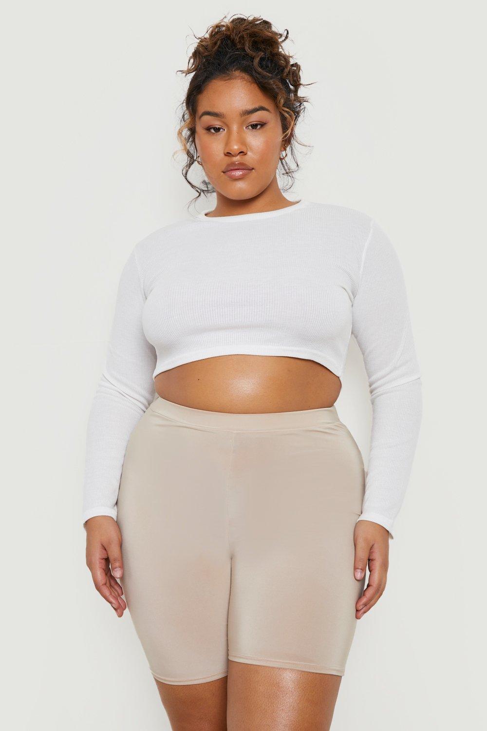 Plus size sale biker short