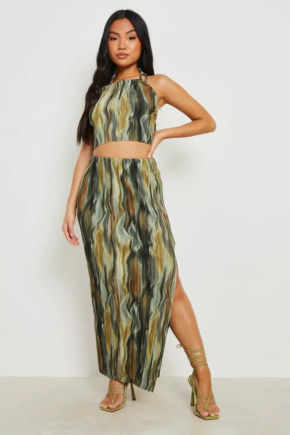 Petite maxi skirt co ord hotsell