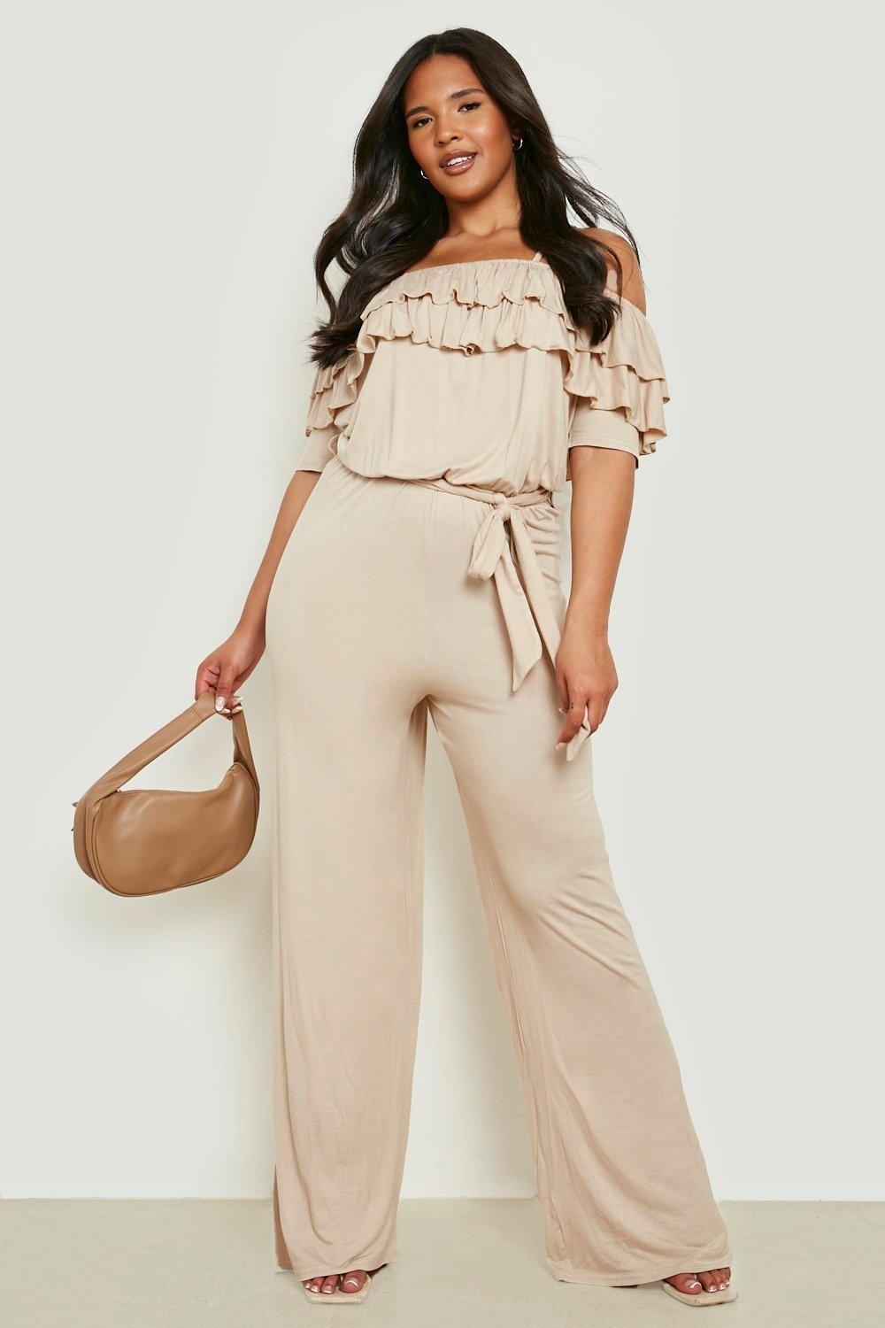 Womens wide best sale leg jumpsuit uk