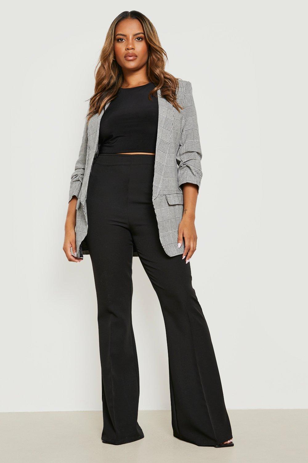 Black check blazer clearance womens