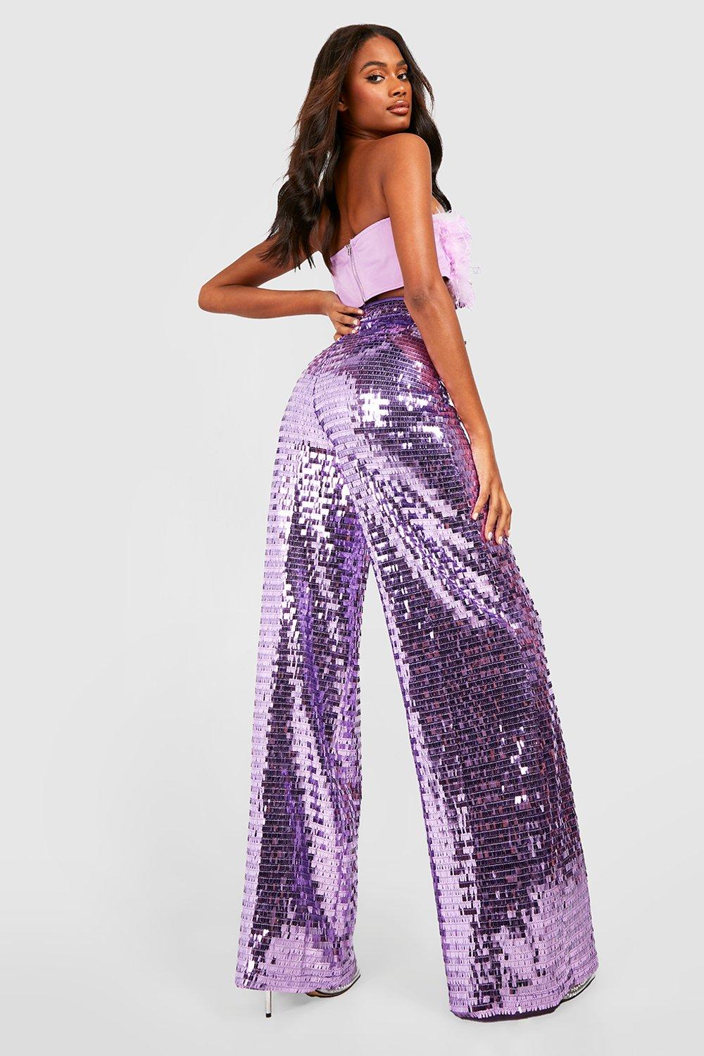 Sparkly store palazzo pants