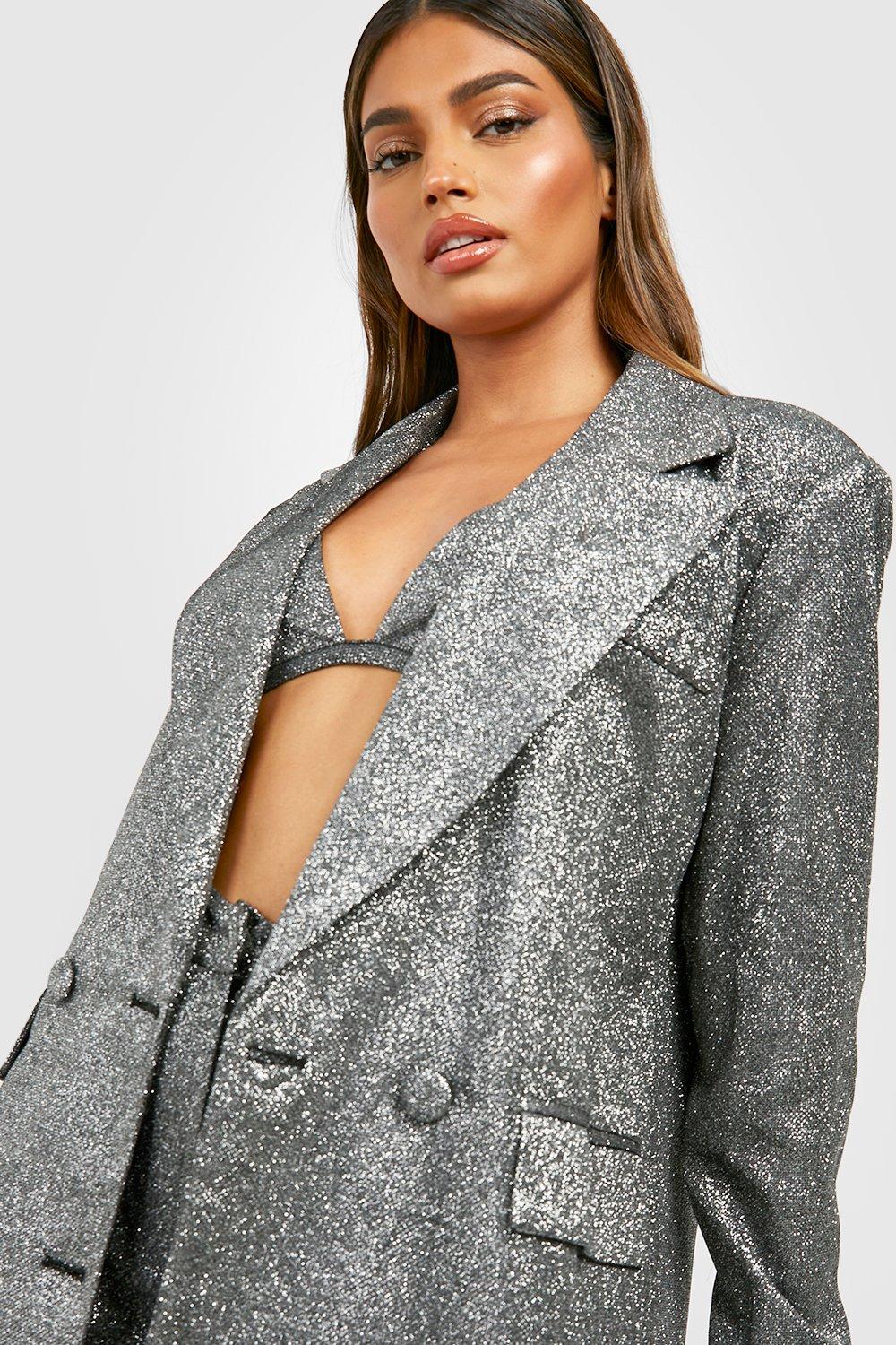 Womens deals glitter blazer