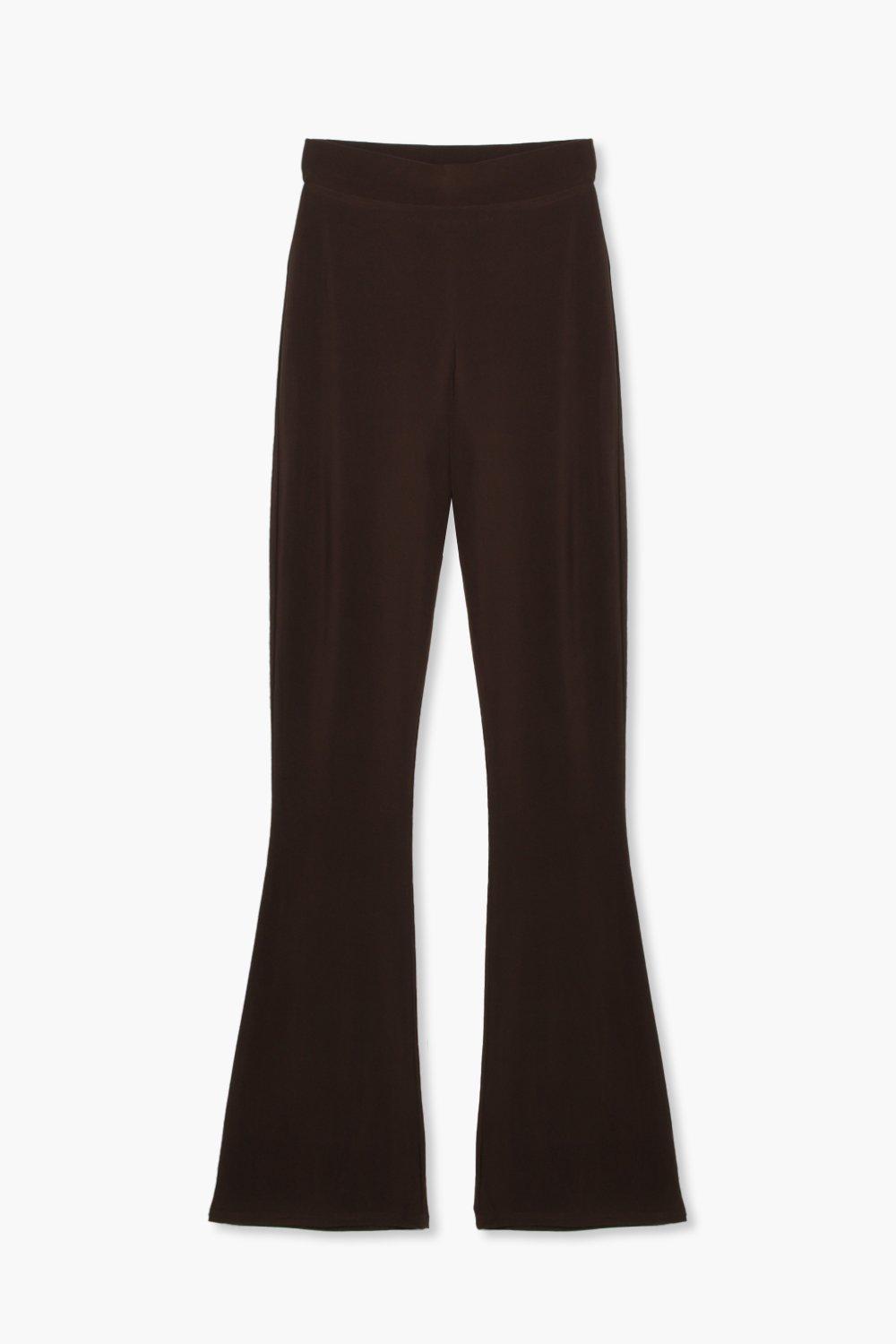 Slinky Racer Longline Split Hem Top & Slinky Kick Flare Trousers