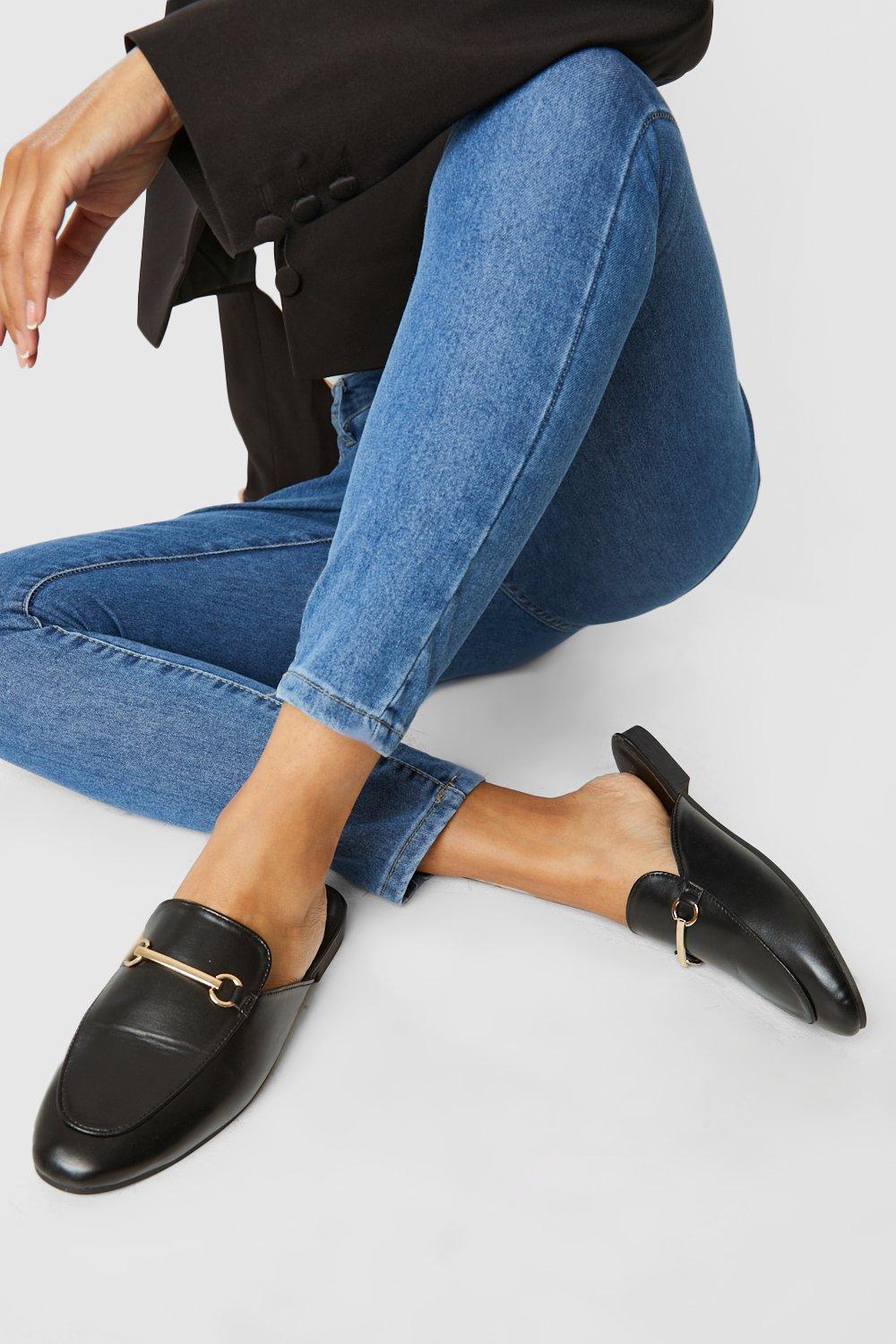 Open back loafer on sale shoes