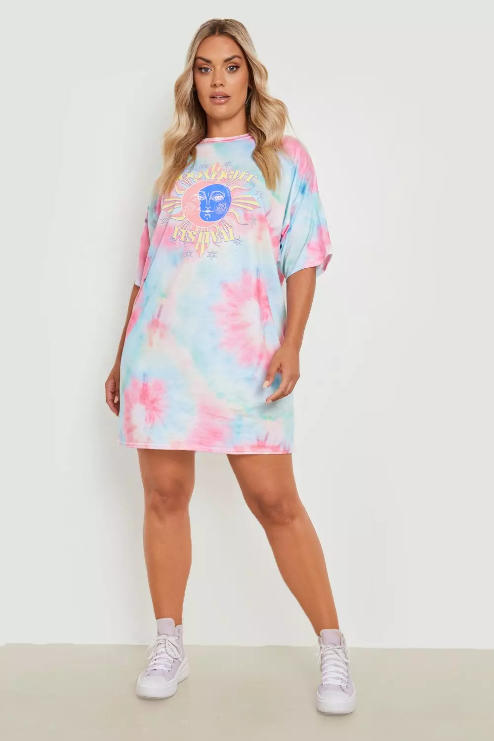 Oversized festival hotsell t shirt dress