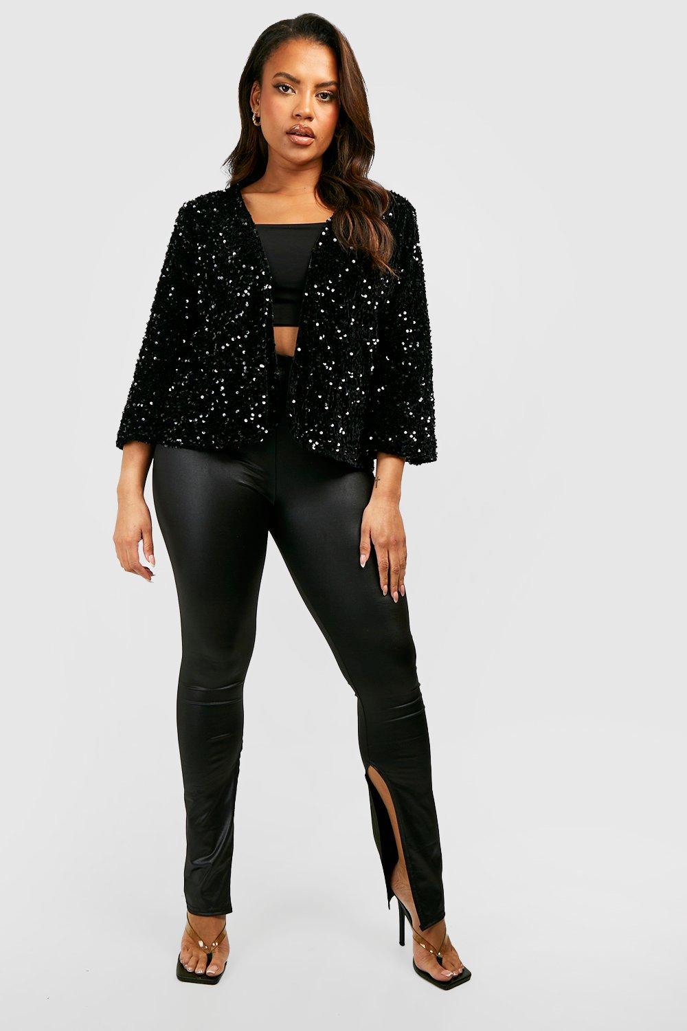 Plus sequin hot sale kimono