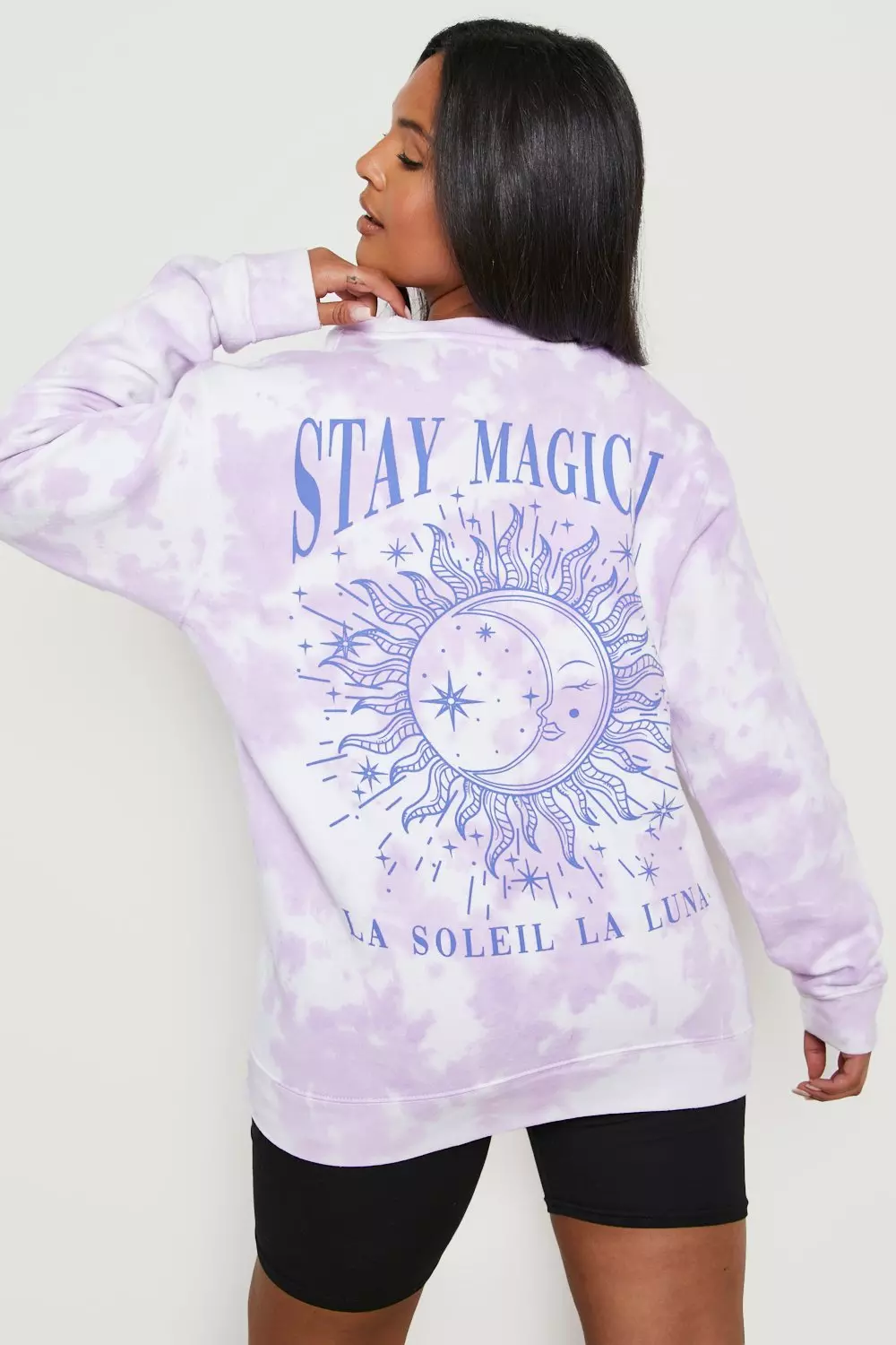 Tie dye best sale sweatshirt plus