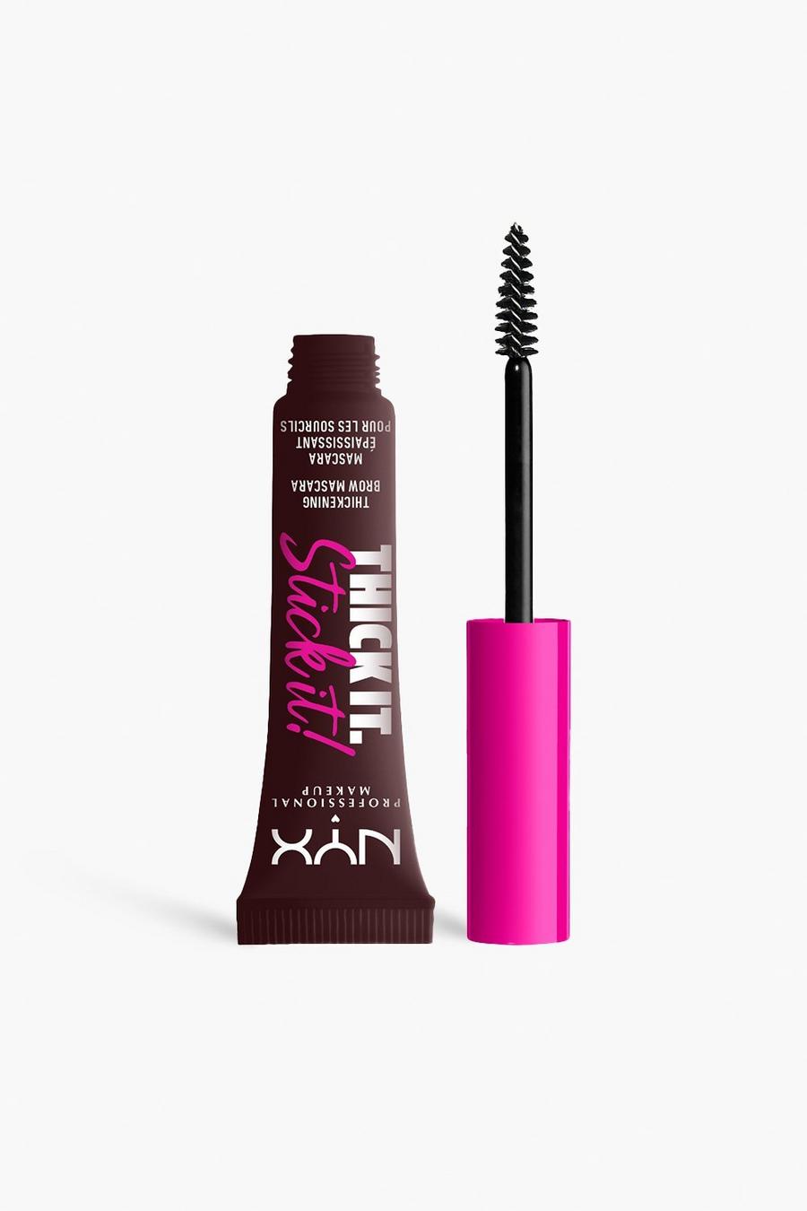 5 cool ash brown NYX Professional Makeup Thick It. Stick It! Brow Mascara image number 1