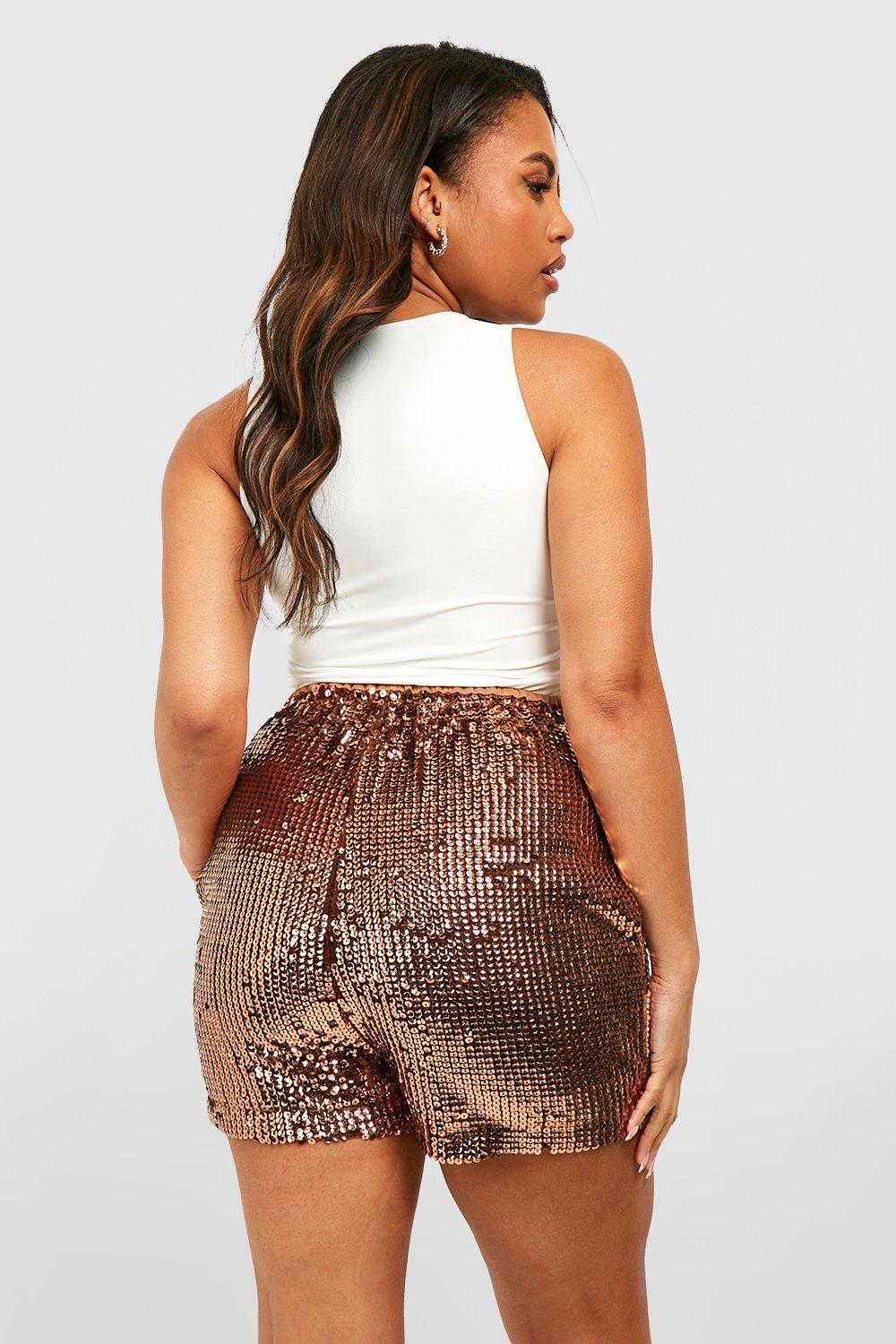 Contour Sequin High Waisted Short