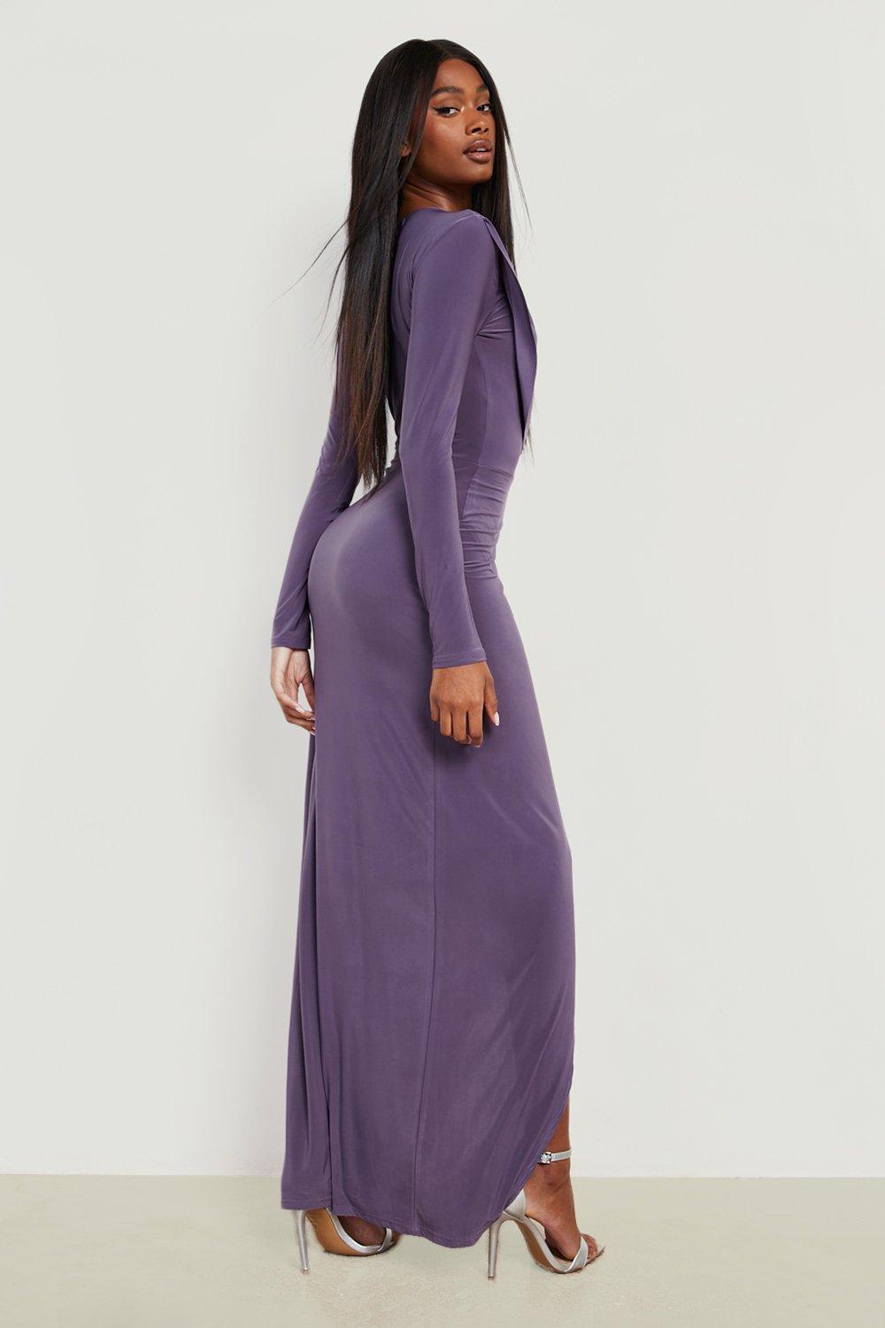 Purple store slinky dress