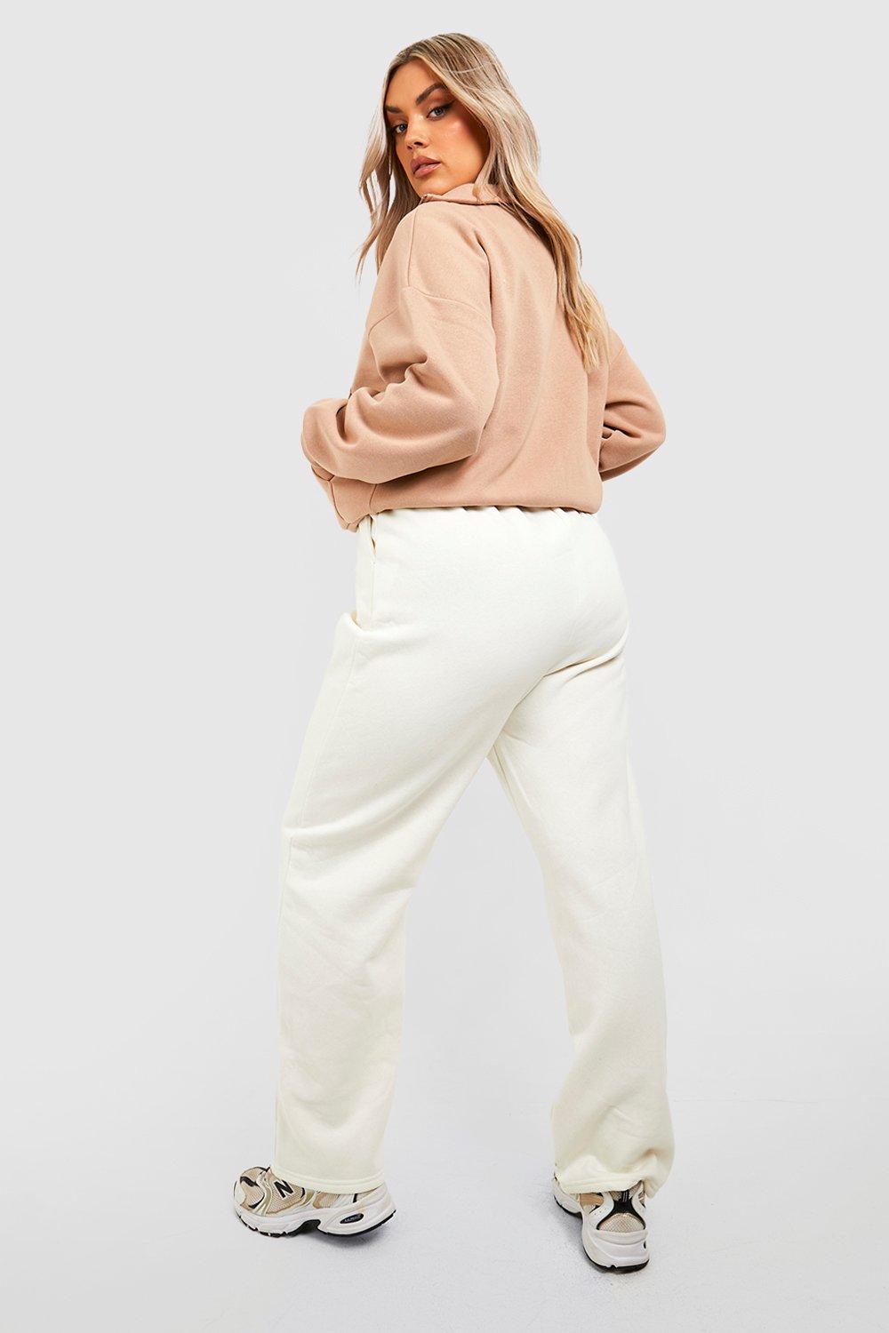 Plus Pintuck Wide Leg Jogger