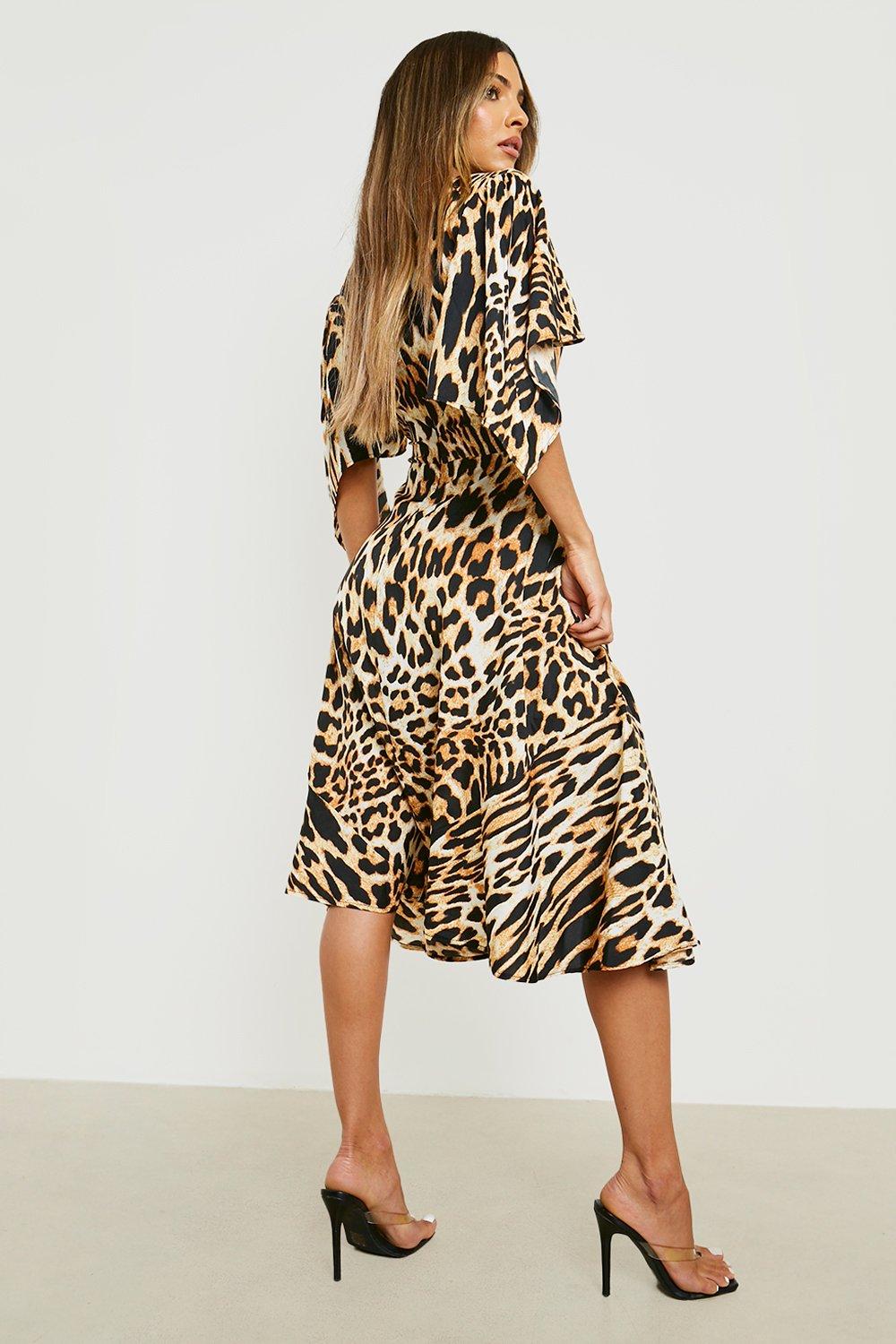 Dierenprint jurk best sale