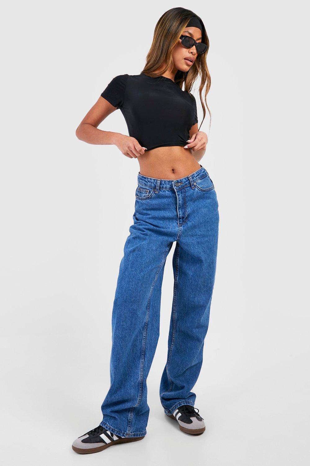 Slinky Basic Short Sleeve Crop Top | boohoo USA