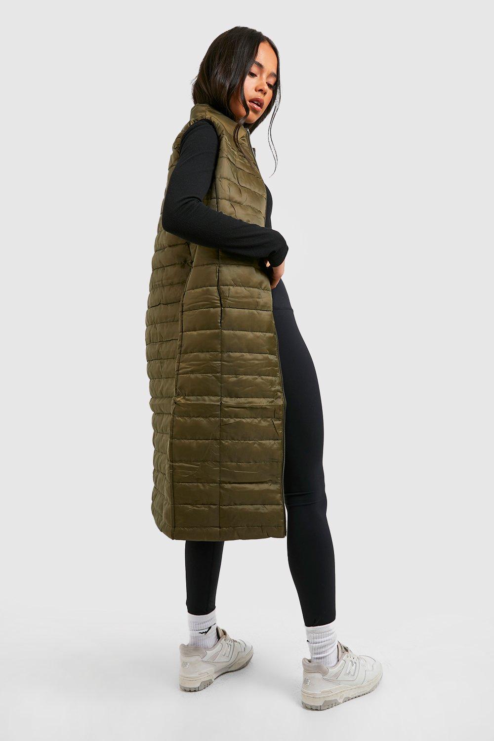 Petite Maxi Funnel Neck Gilet