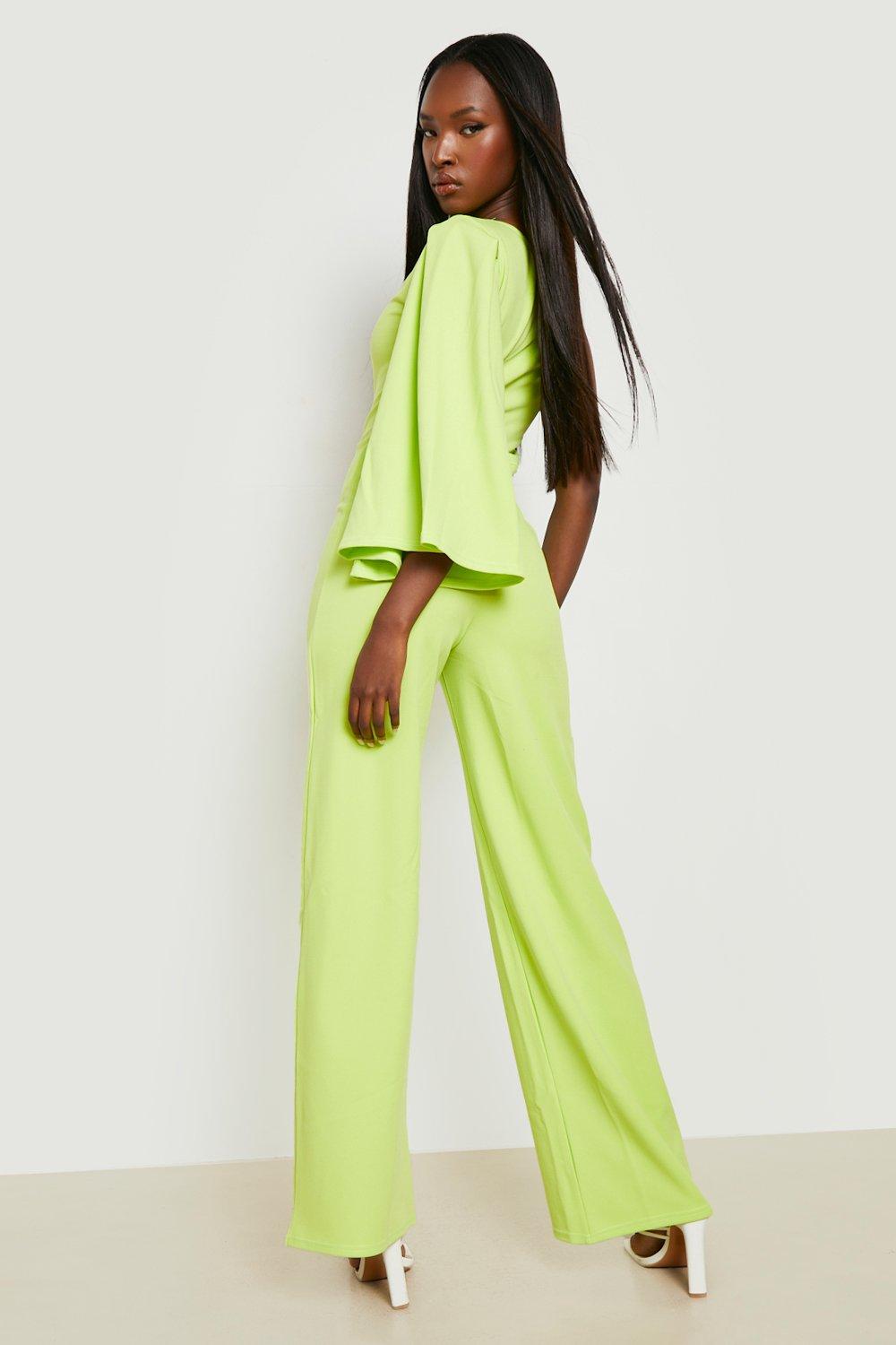 Boohoo store cape jumpsuit