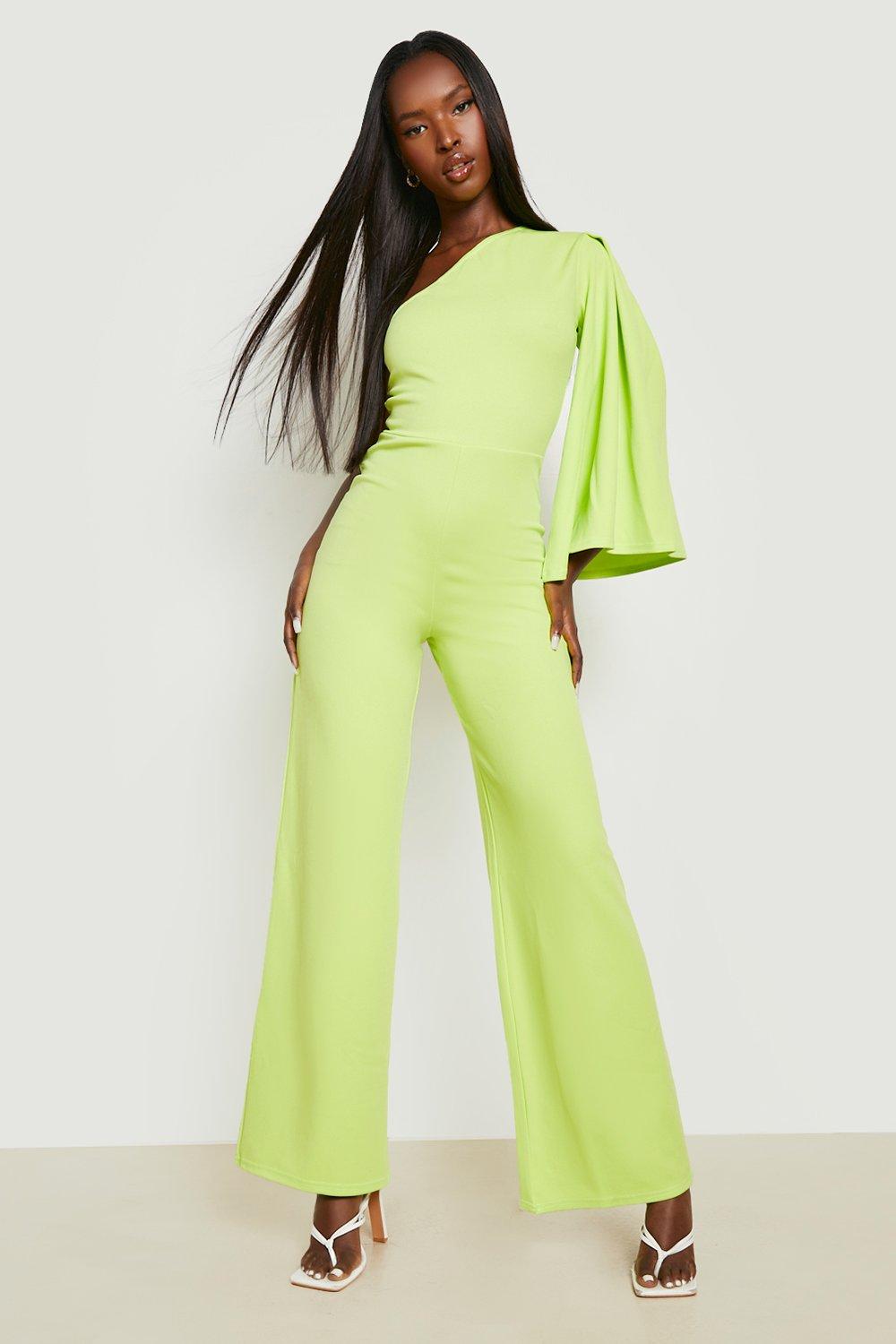 Boohoo store cape jumpsuit