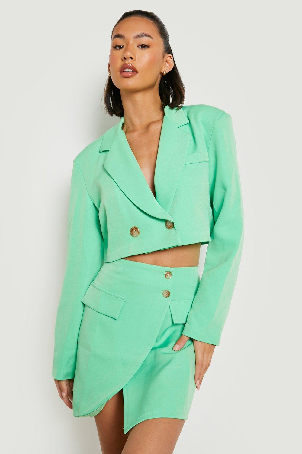 Mock wrap mini skirt 2025
