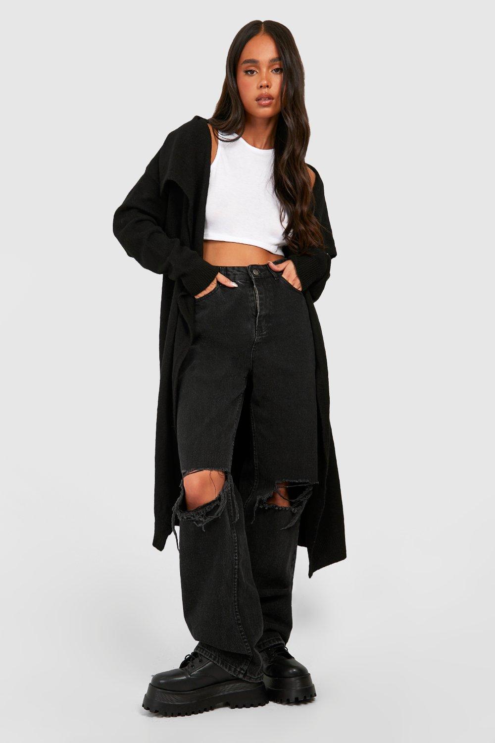 Boohoo on sale waterfall cardigan