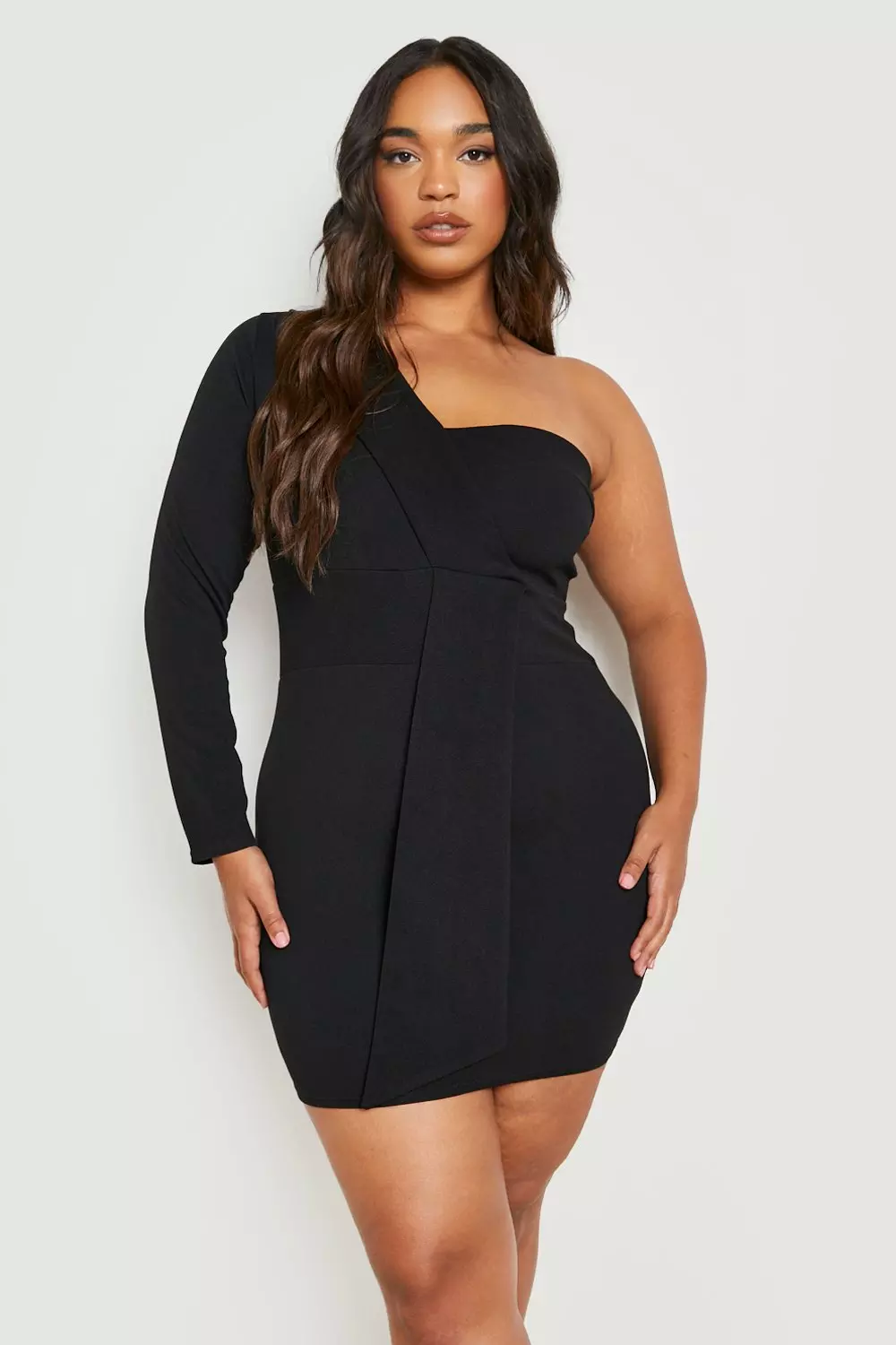 One shoulder hotsell blazer dress