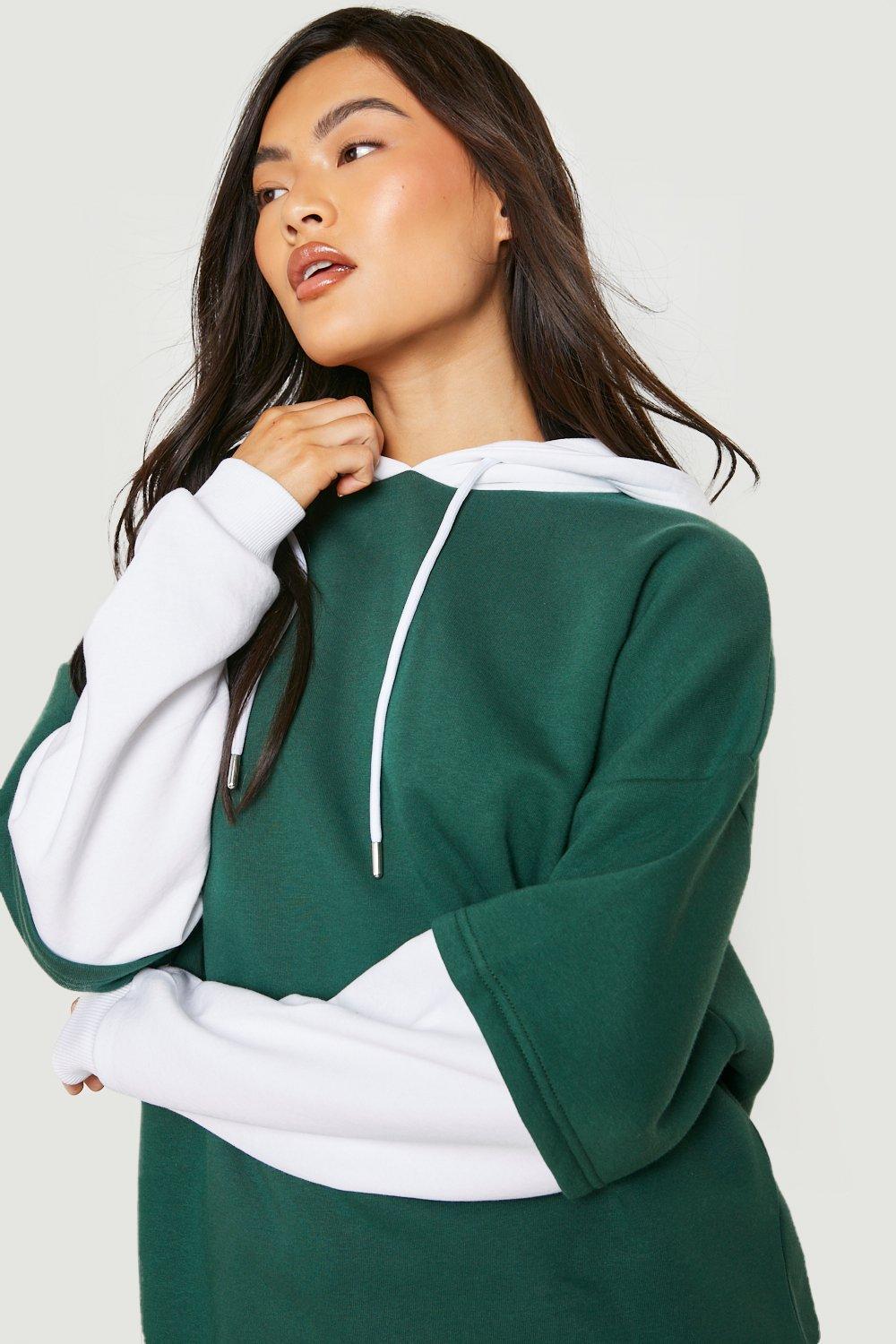 Color Block Oversized Hoodie