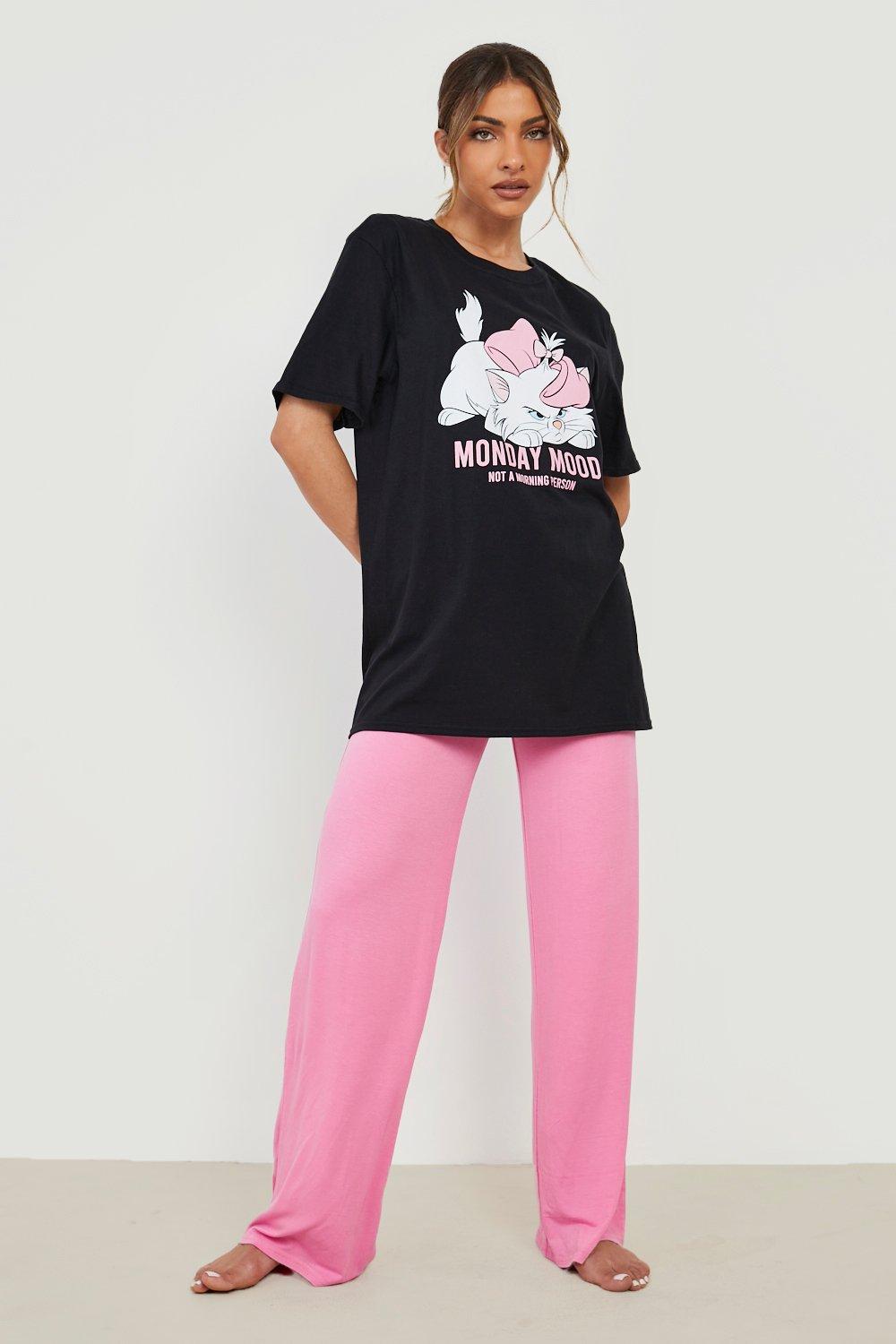 Women's Disney Aristocats Pj T-shirt & Trouser Set