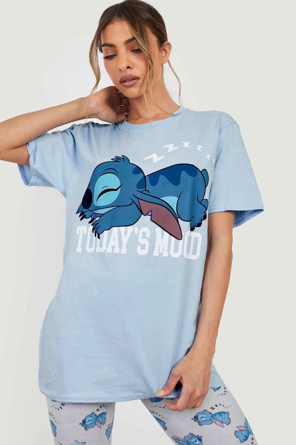 Disney Lilo & Stitch Pajama T-Shirt & Legging Set | boohoo