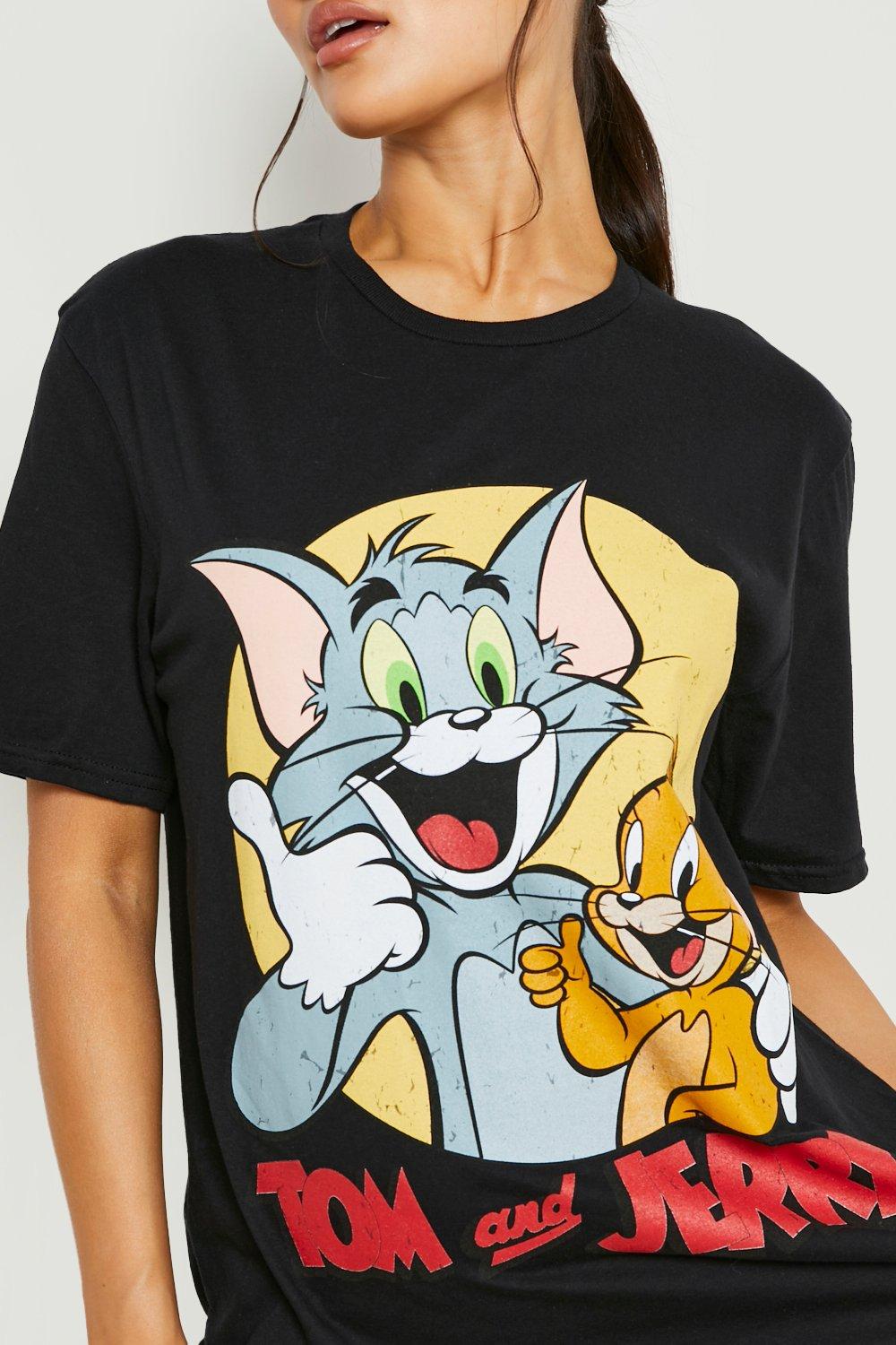 Pyjama avec t shirt imprim Tom Jerry et legging boohoo