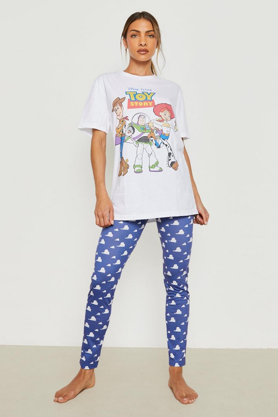 Navy Disney Toy Story Pyjamas med leggings image number 1