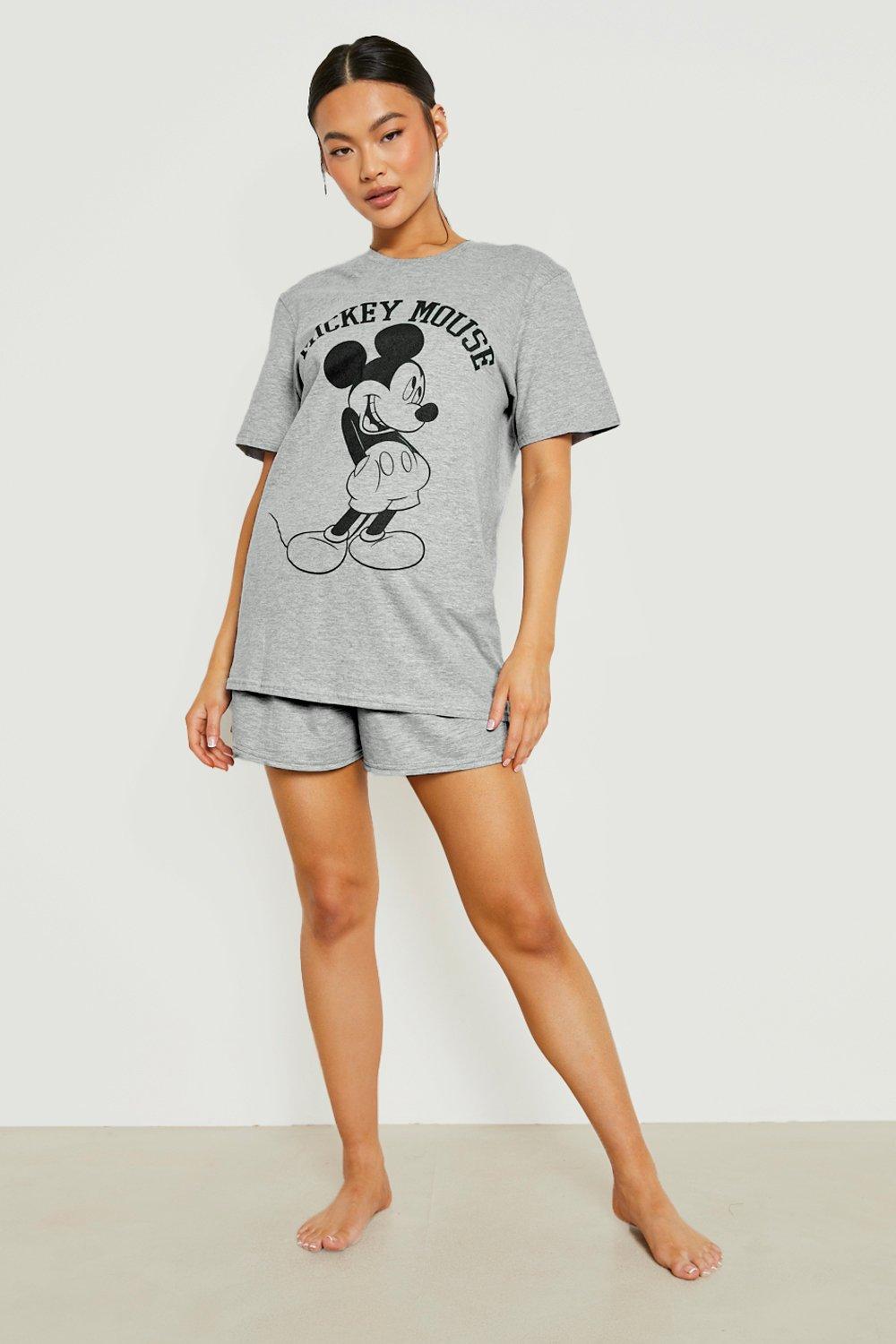 DISNEY - Pijama gris Micky Mouse Mujer