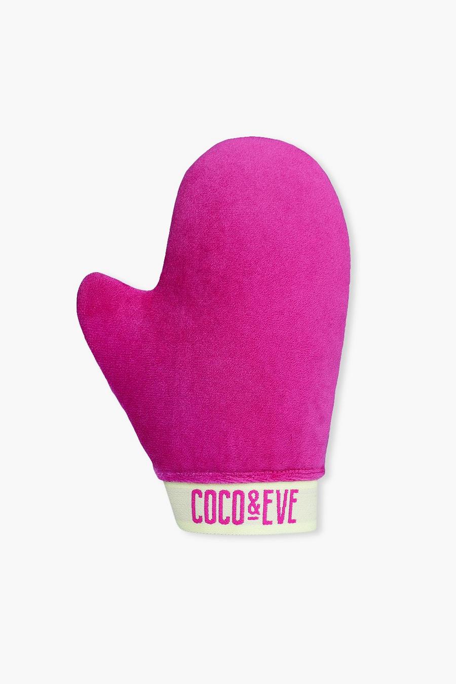 Pink Coco & Eve Sunny Honey Soft Velvet Appliceringshandske till brun utan sol