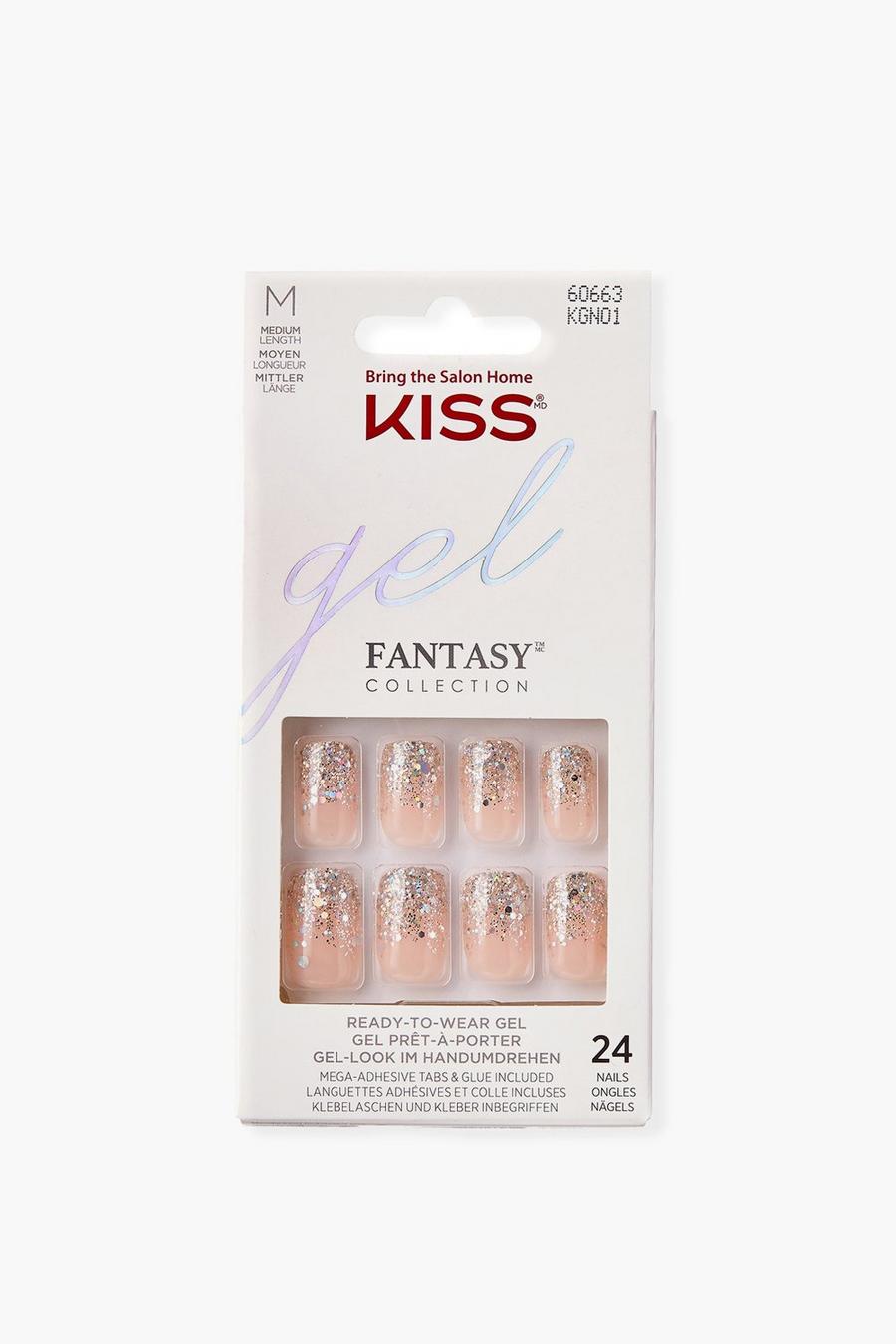 Uñas de gel Fantasy - Fanciful de Kiss, Beige beis
