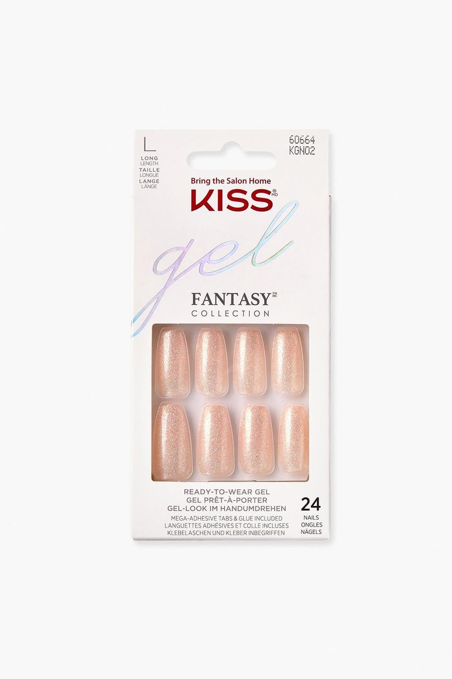 Nude Kiss Gel Fantasy Lösnaglar - Rock Candy image number 1