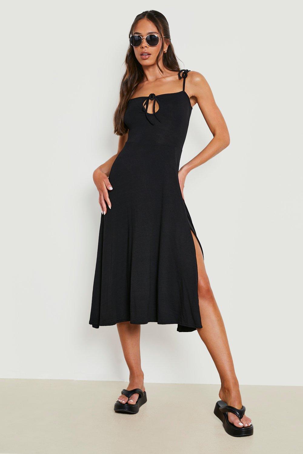 Robe longue a discount nouer