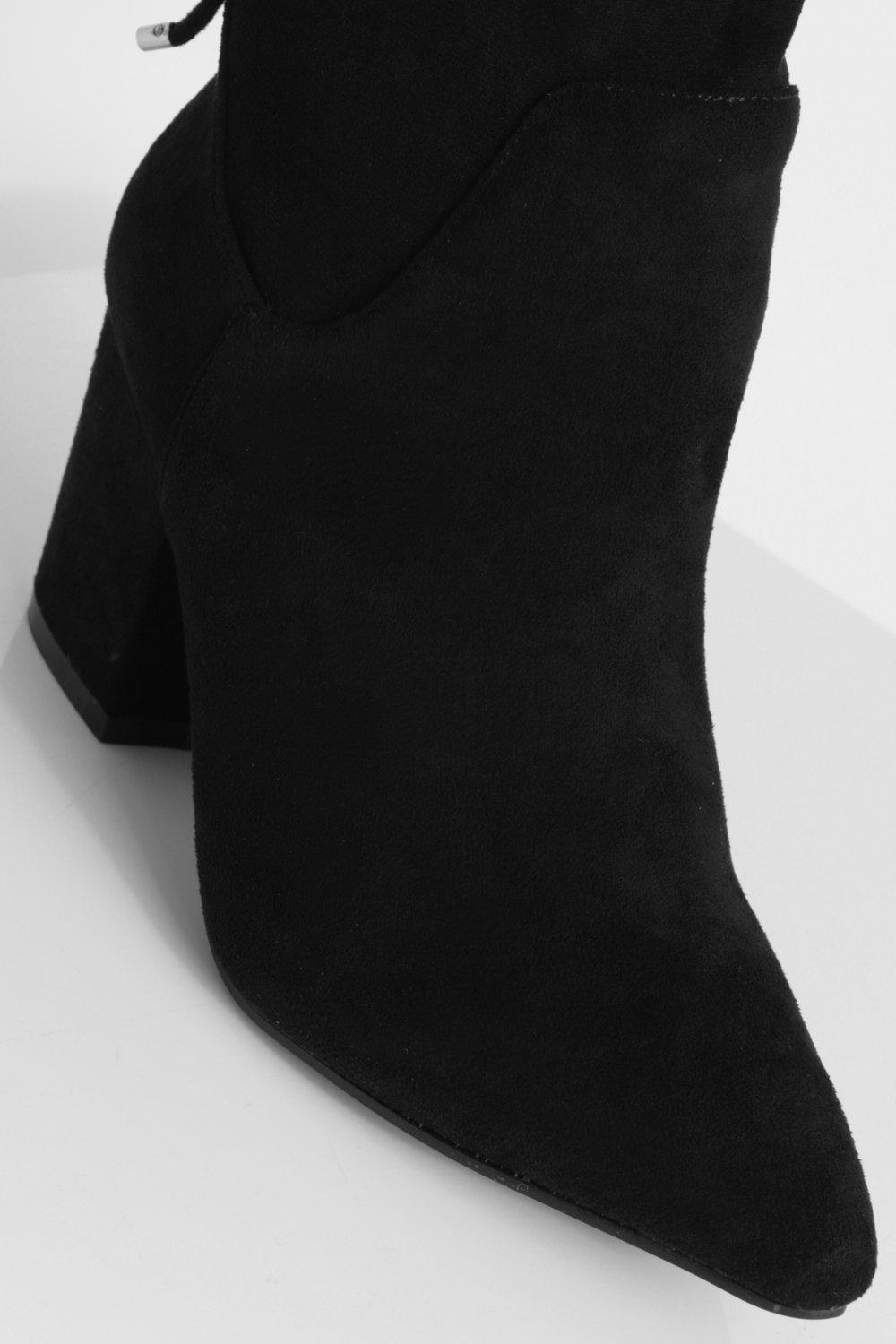 Black sock boots boohoo best sale