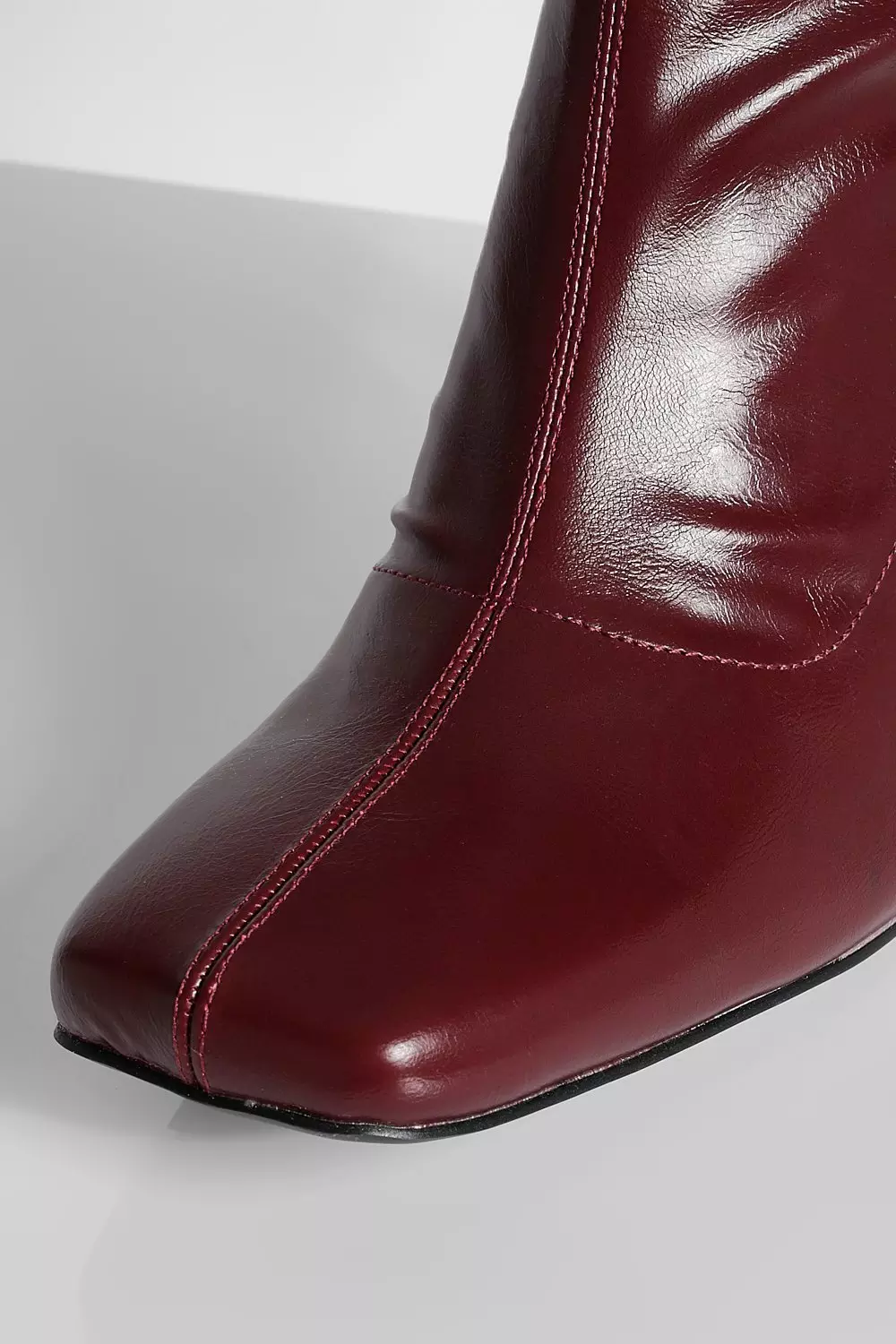 Burgundy wide 2024 width boots