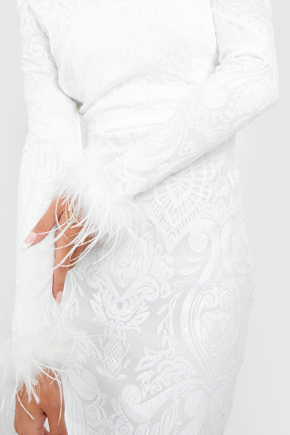 Boohoo white party dresses online