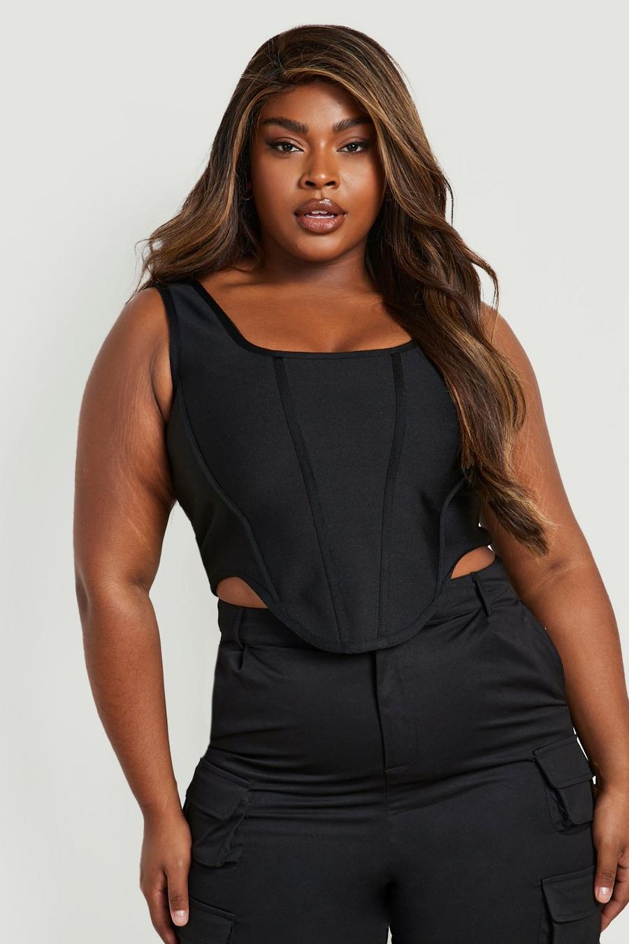 Black Corset Top Tops For Women Sexy Casual Plus Size Christmas
