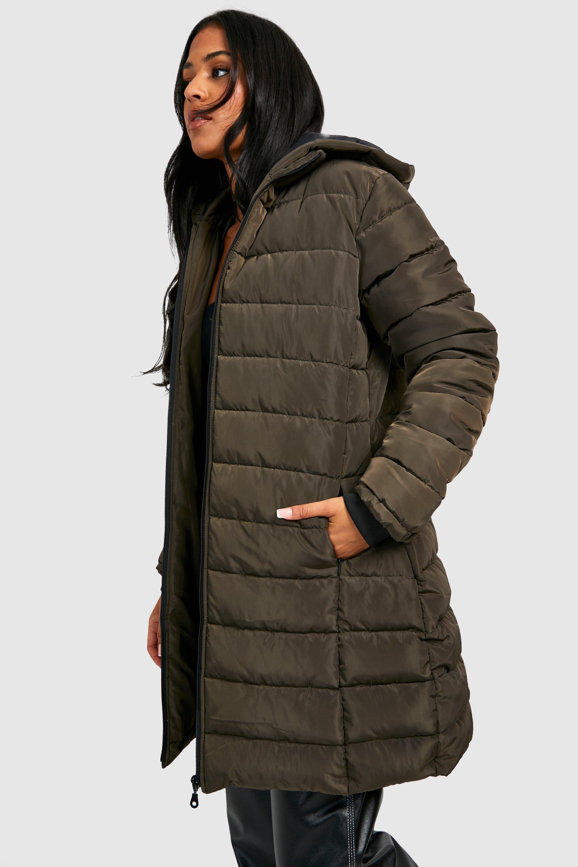 Womens tall puffer on sale coats