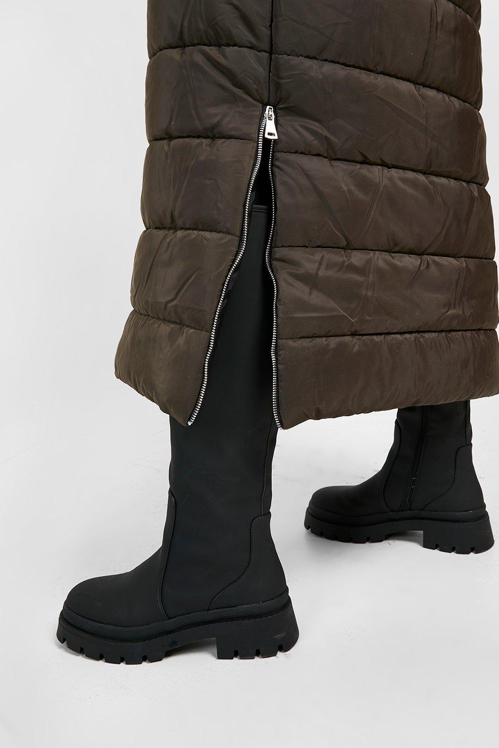 Tall Hooded Maxi Puffer Vest