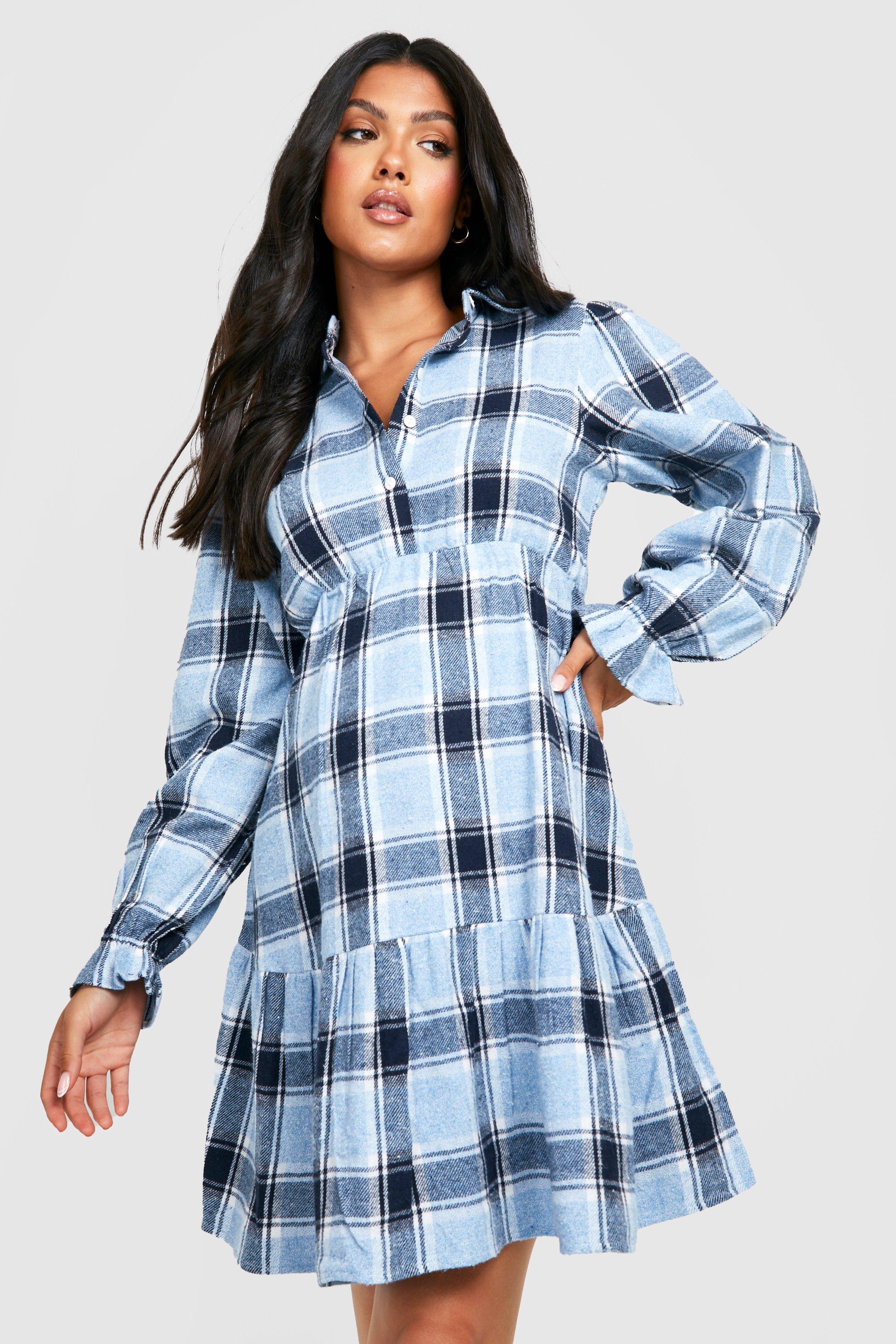 Flannel shop maternity dress